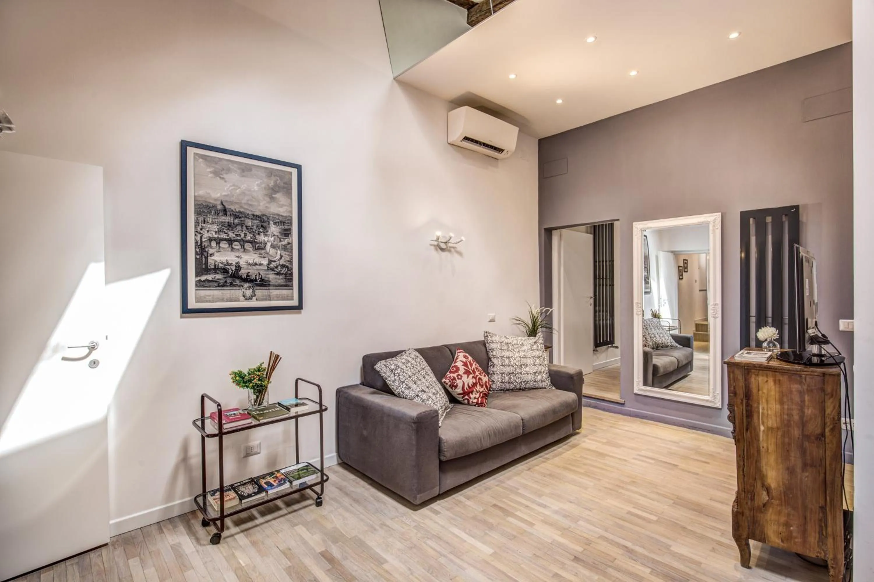 Living room in Orange Suites