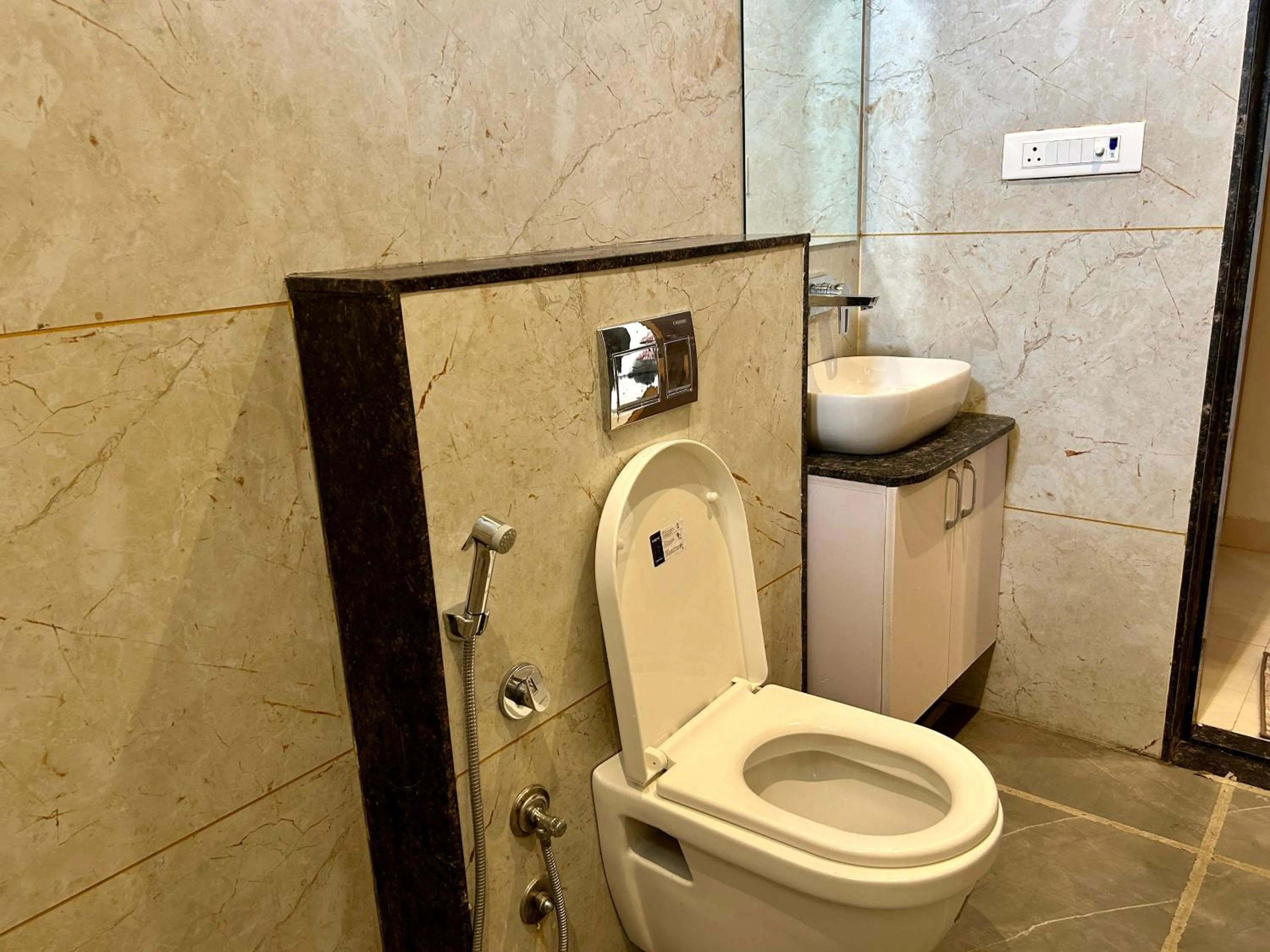 Toilet in Mahi Baagh Resort