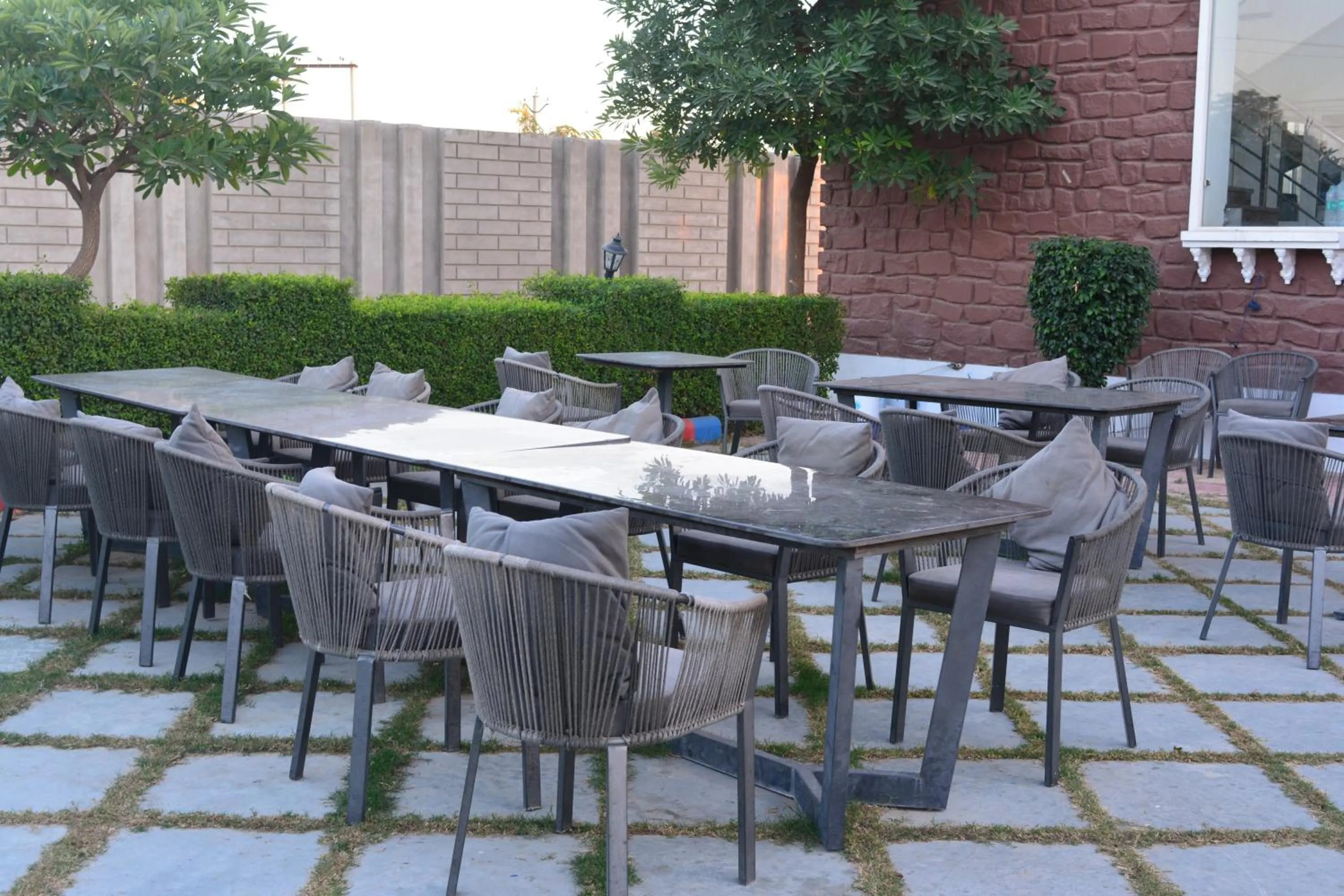 Dining area in Mahi Baagh Resort