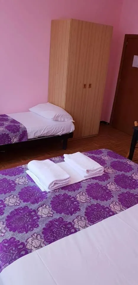 Bed in Hotel Giovannina