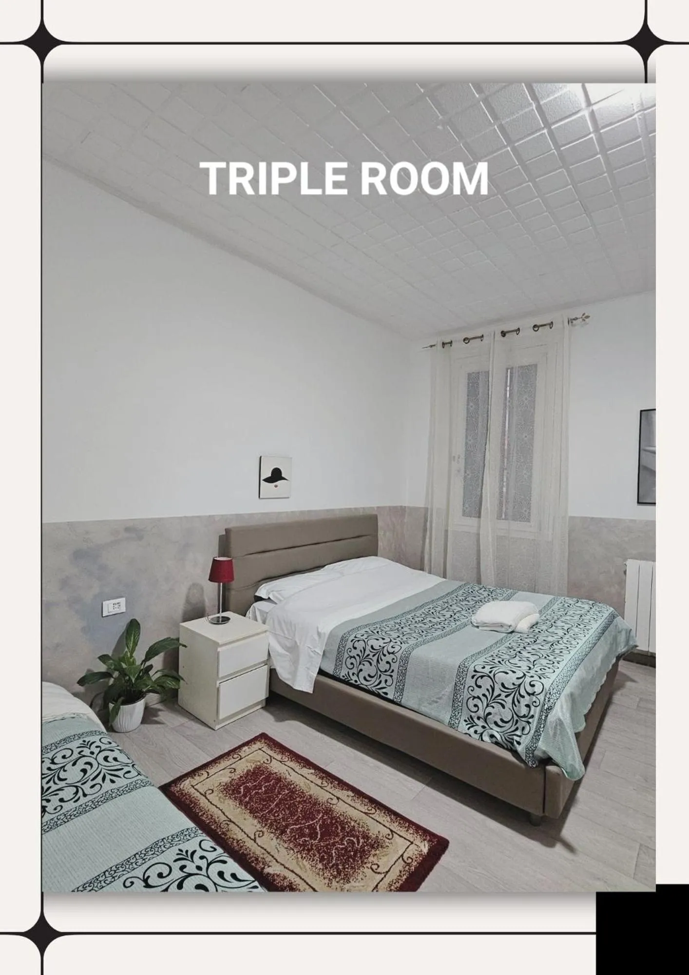 Bed in Hotel Giovannina