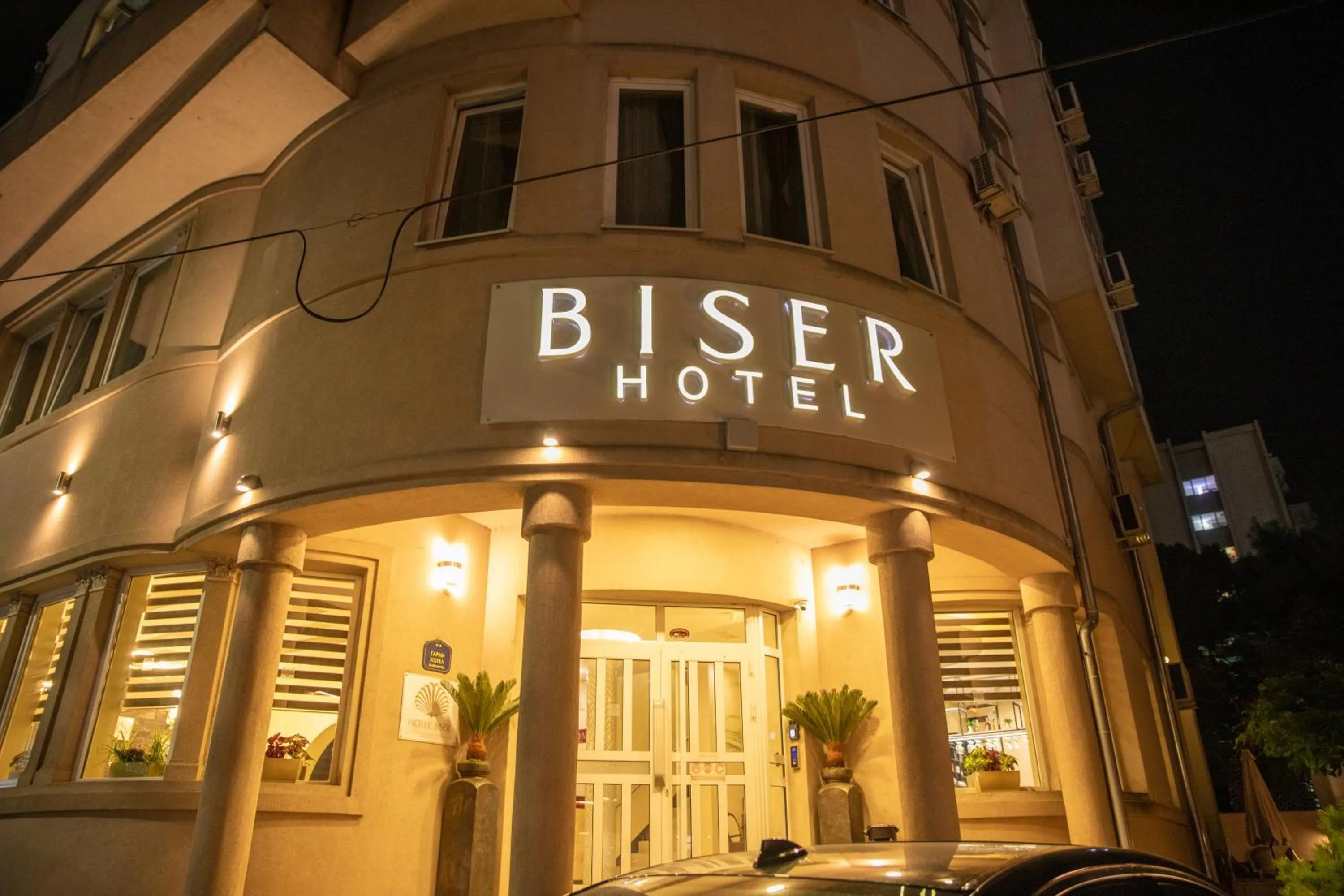 Property building in Garni Hotel Biser