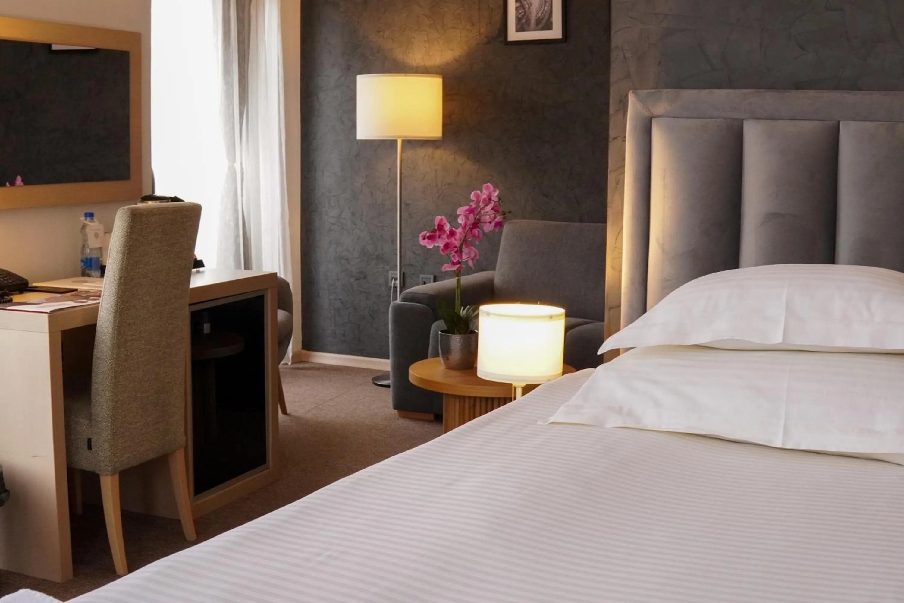 Seating area, Bed in Garni Hotel Biser