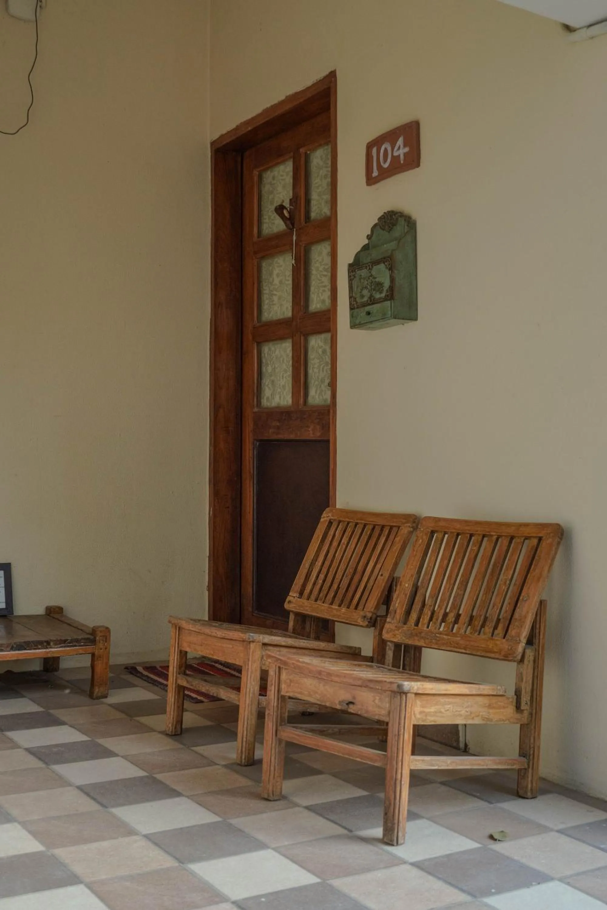 Seating area in Greetoe Camp Panna