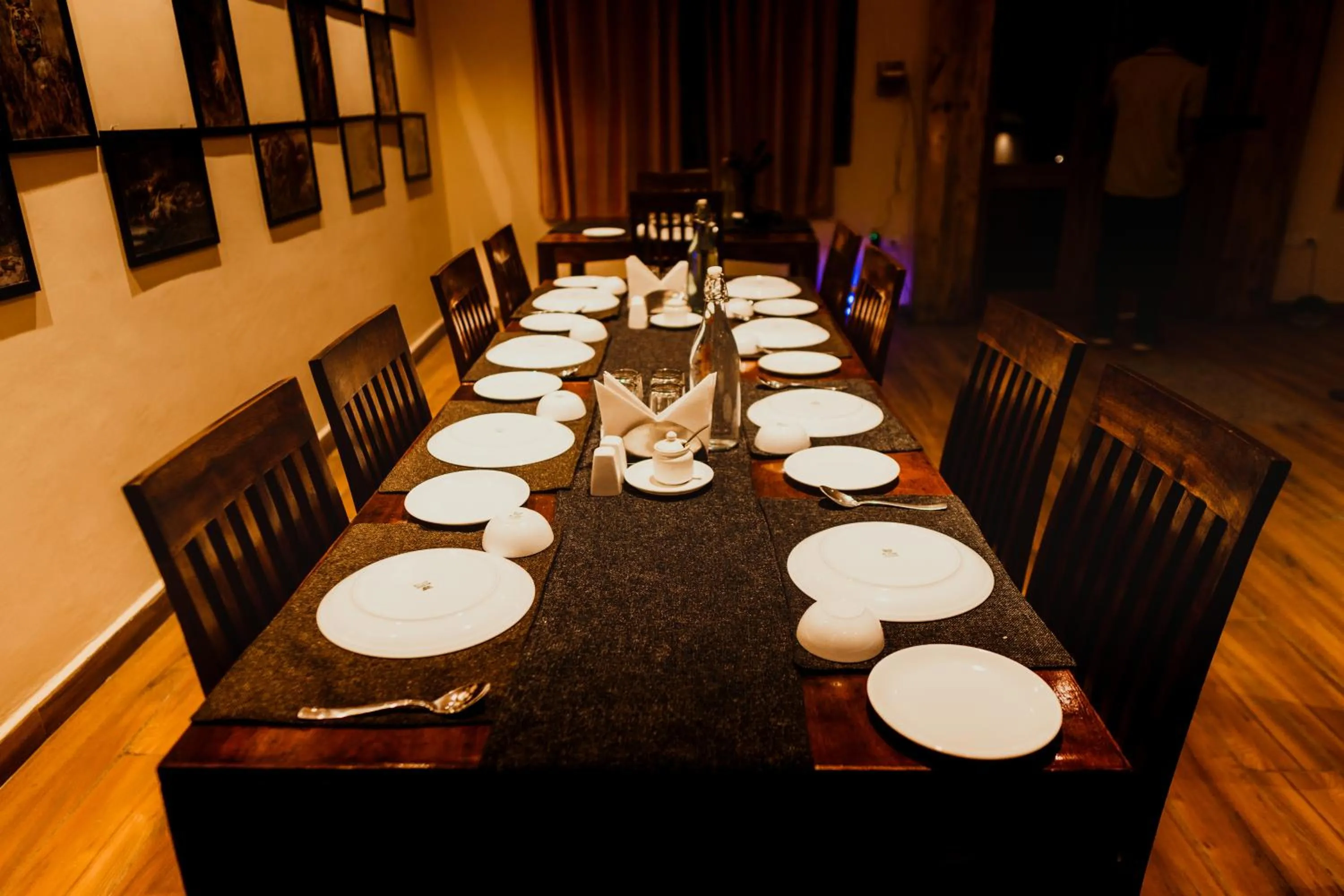 Dining area in Greetoe Camp Panna