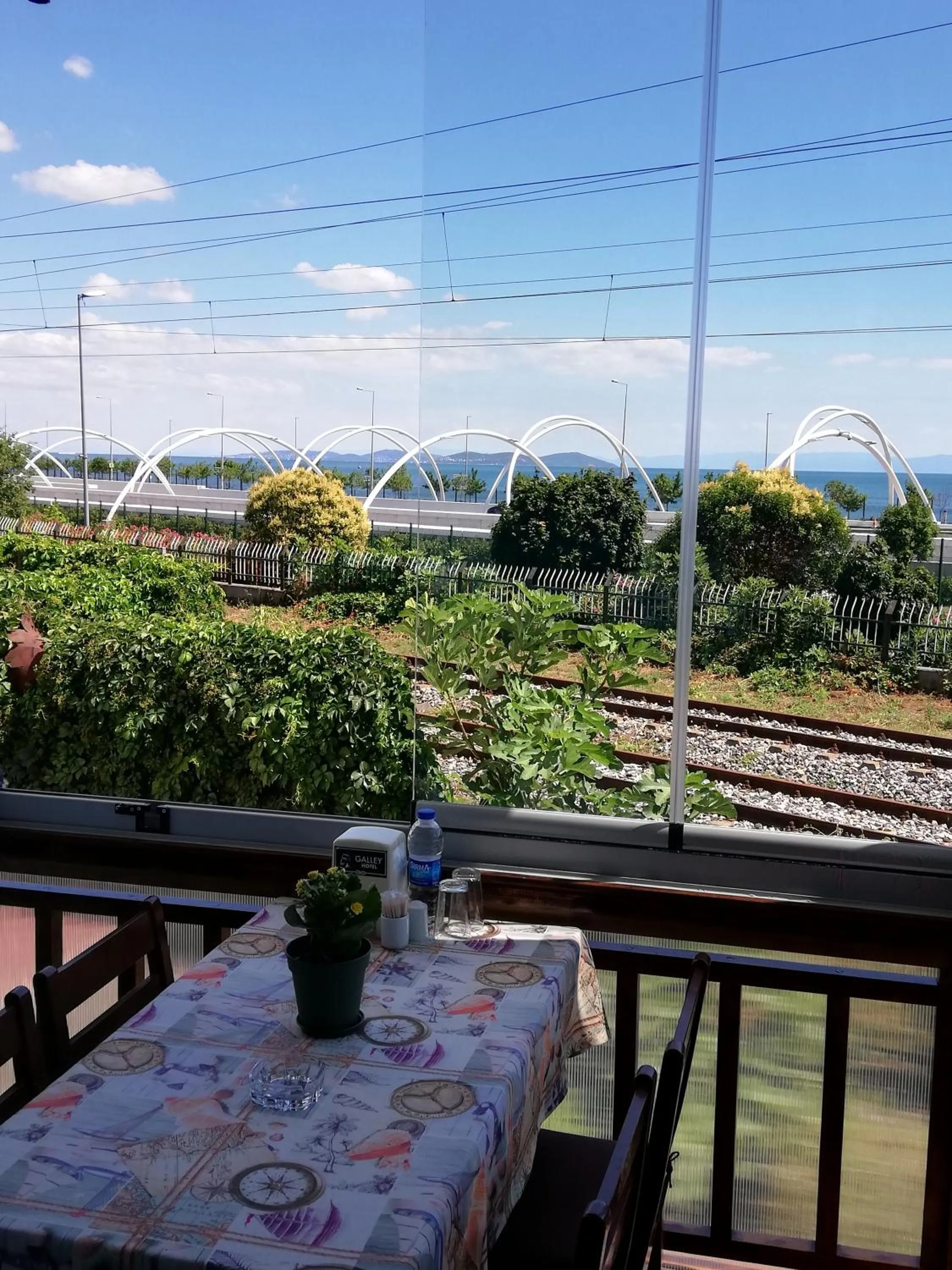 Patio in Galley Hotel