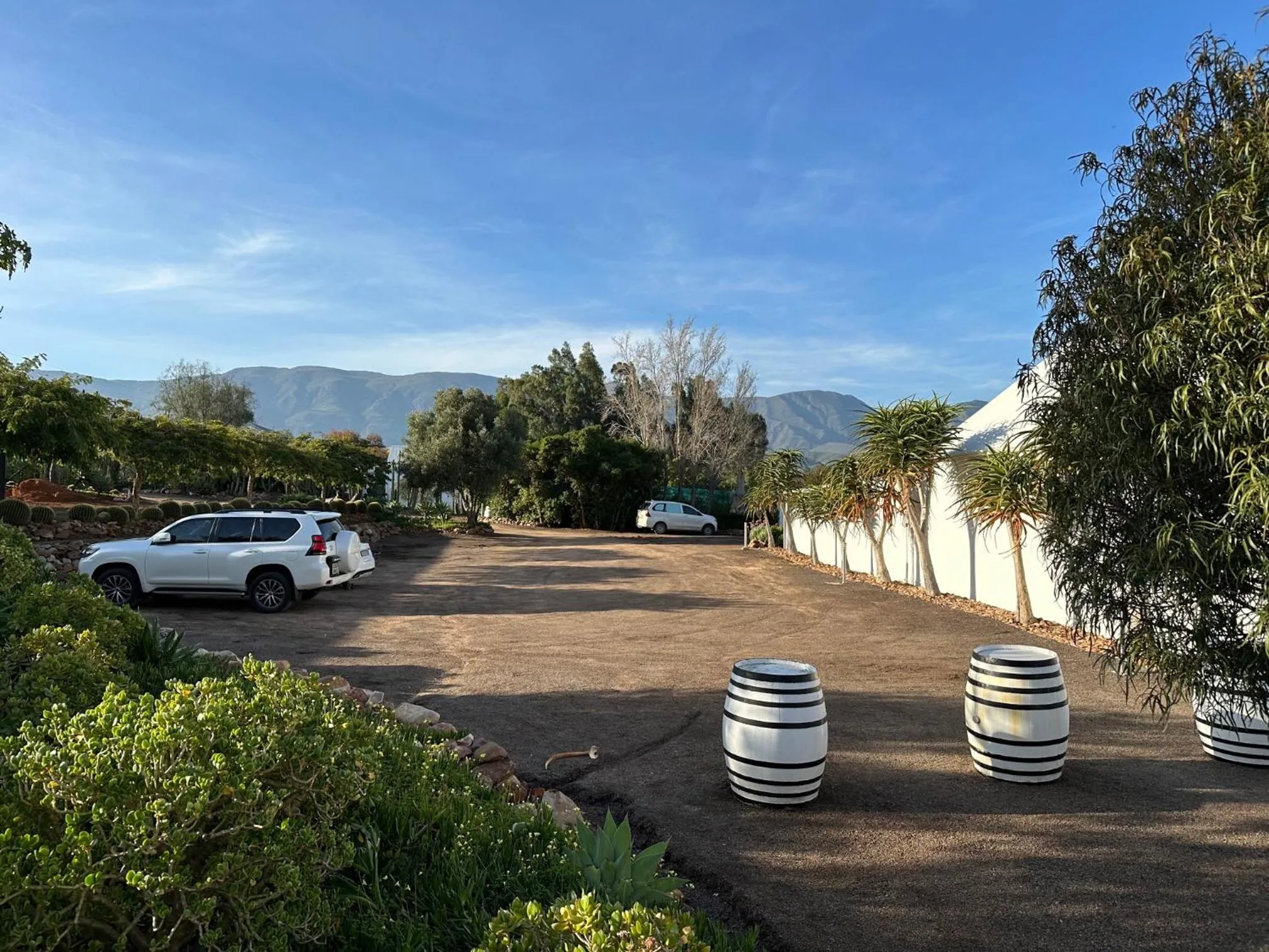 Parking in Mo & Rose's Nature Retreat