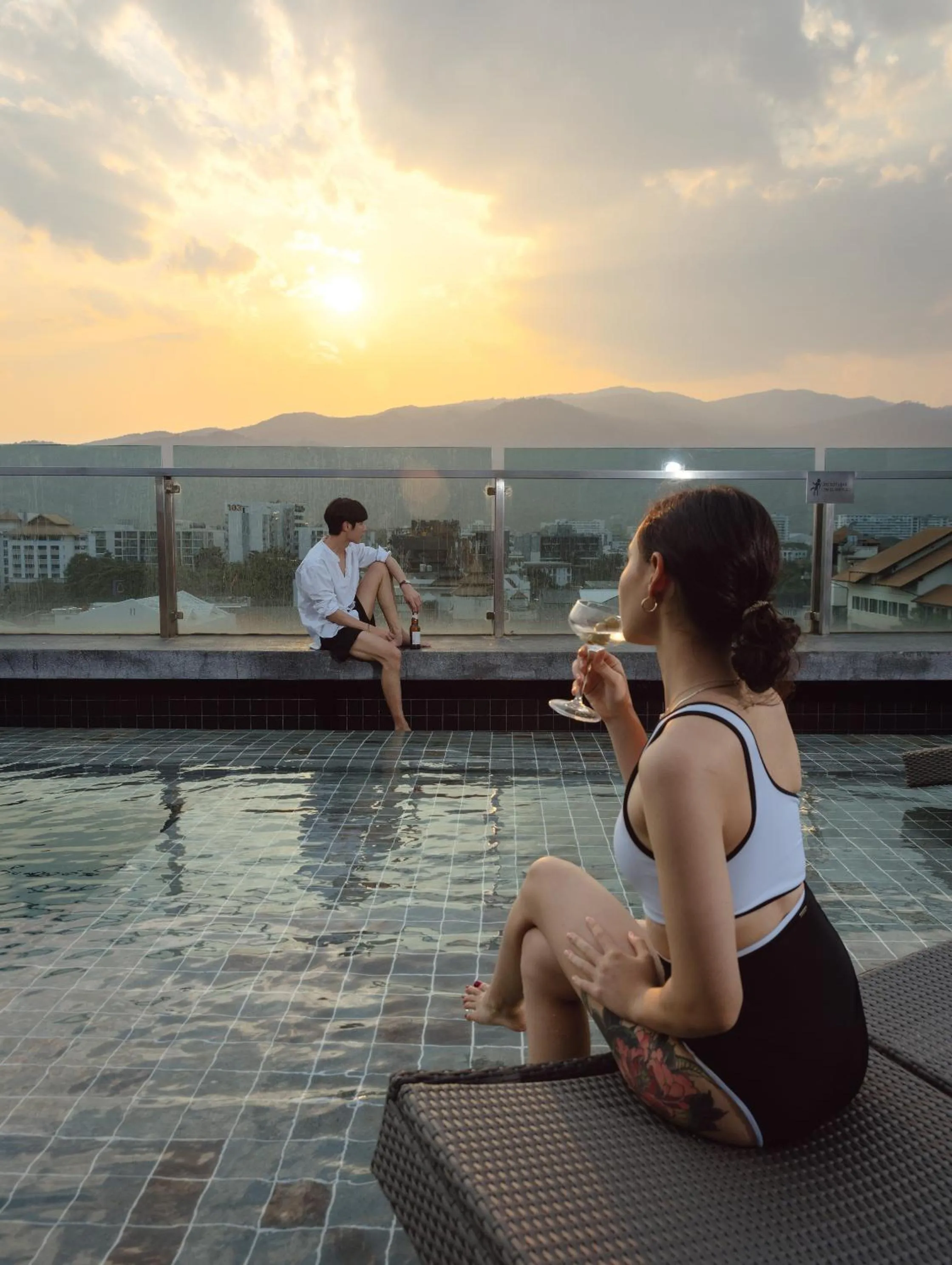 Swimming pool in Art Mai Gallery Nimman Hotel Chiang Mai