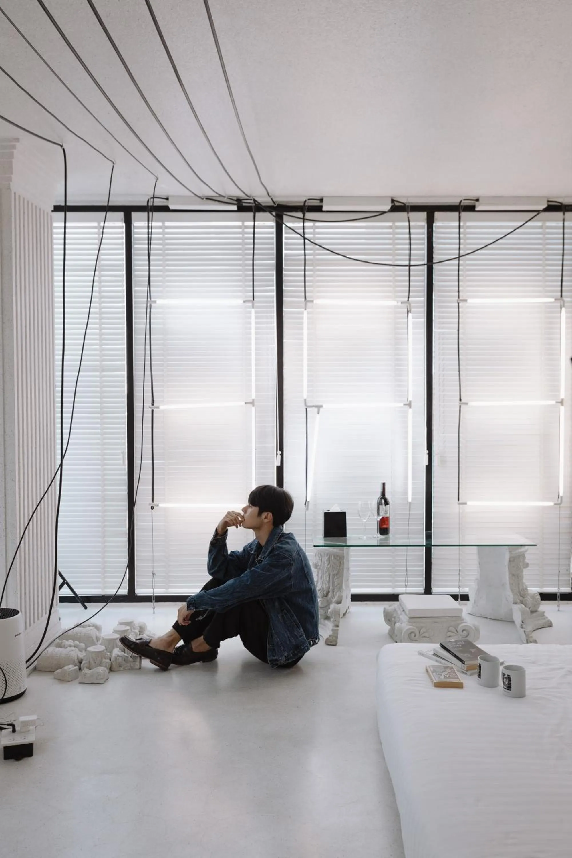 Bed in Art Mai Gallery Nimman Hotel Chiang Mai