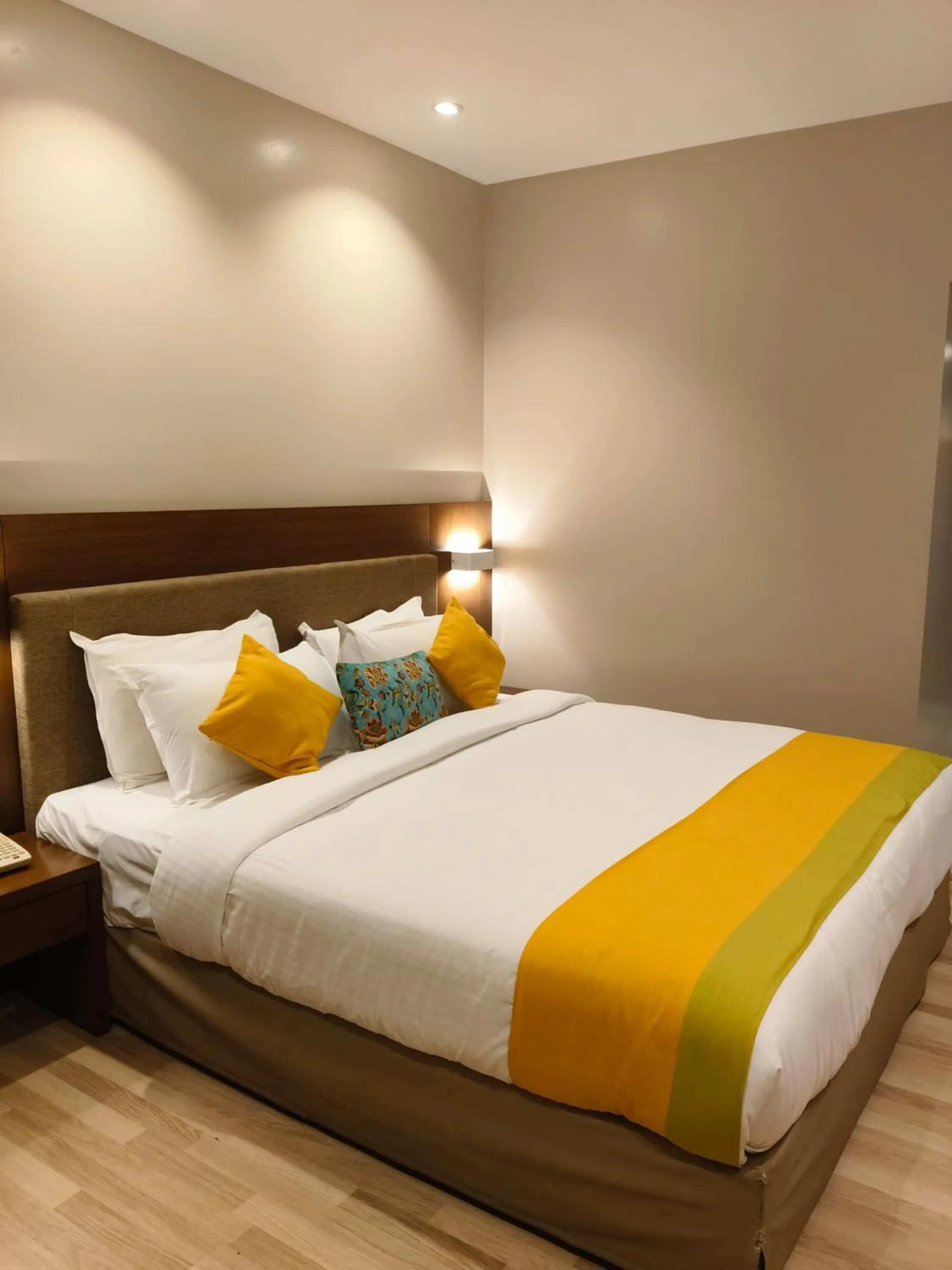 Bedroom, Bed in Park Residency Adoor