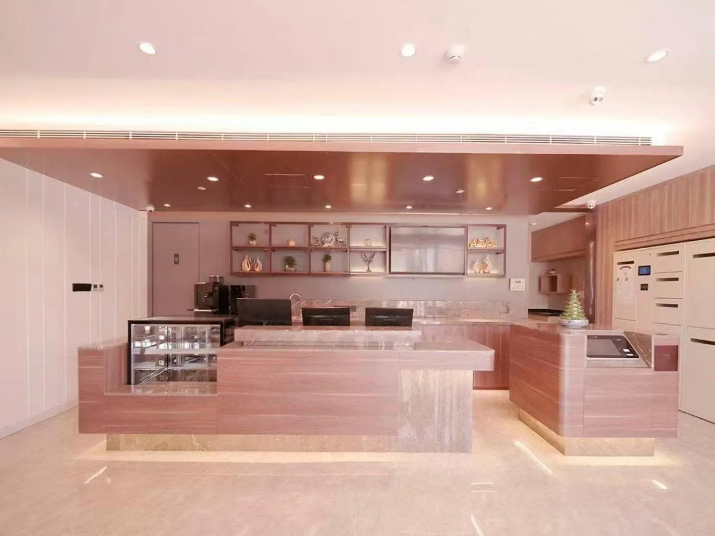 Seating area in Hanting Hotel Beijing Huilongguan Subway Station