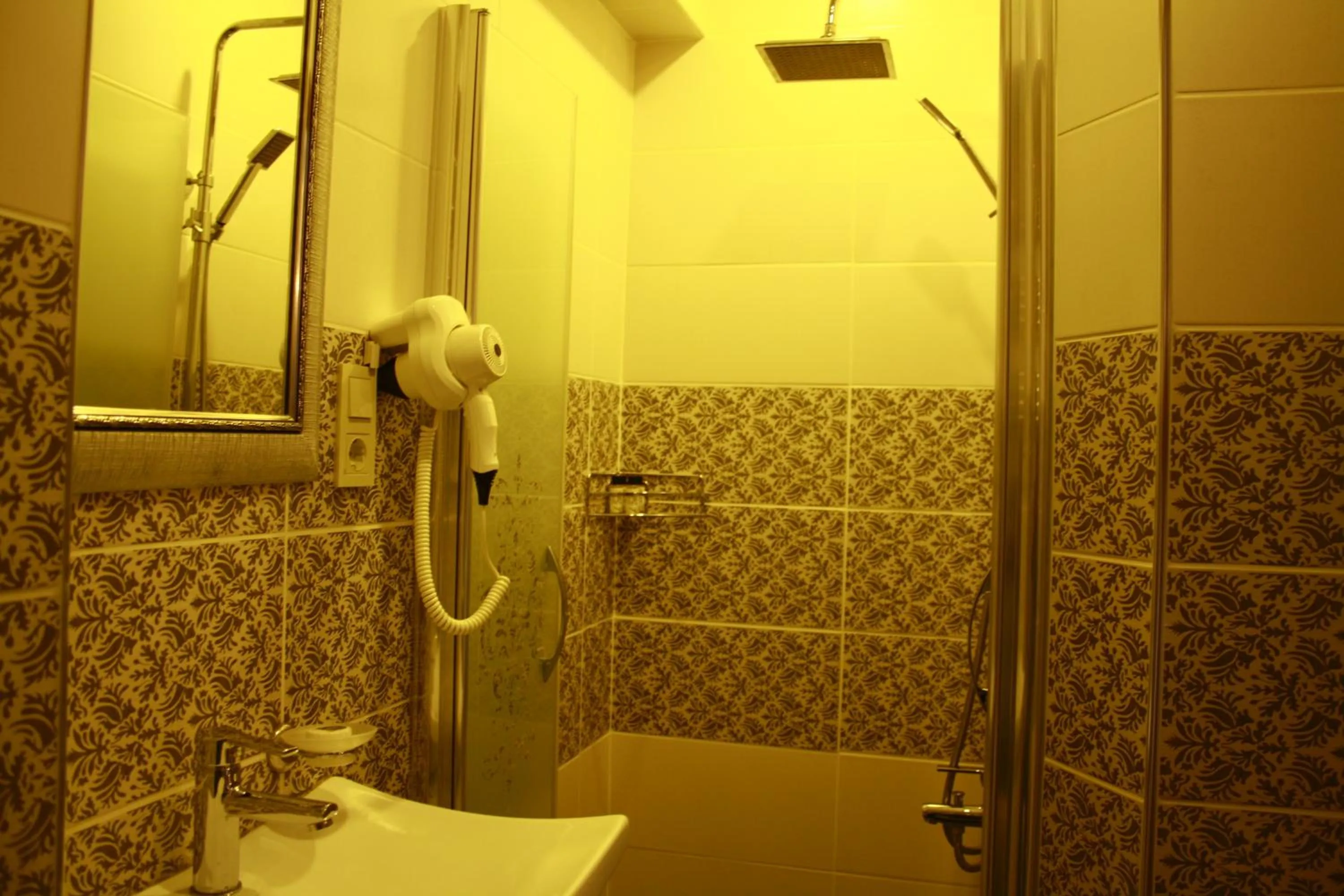 Shower in Terra Suites