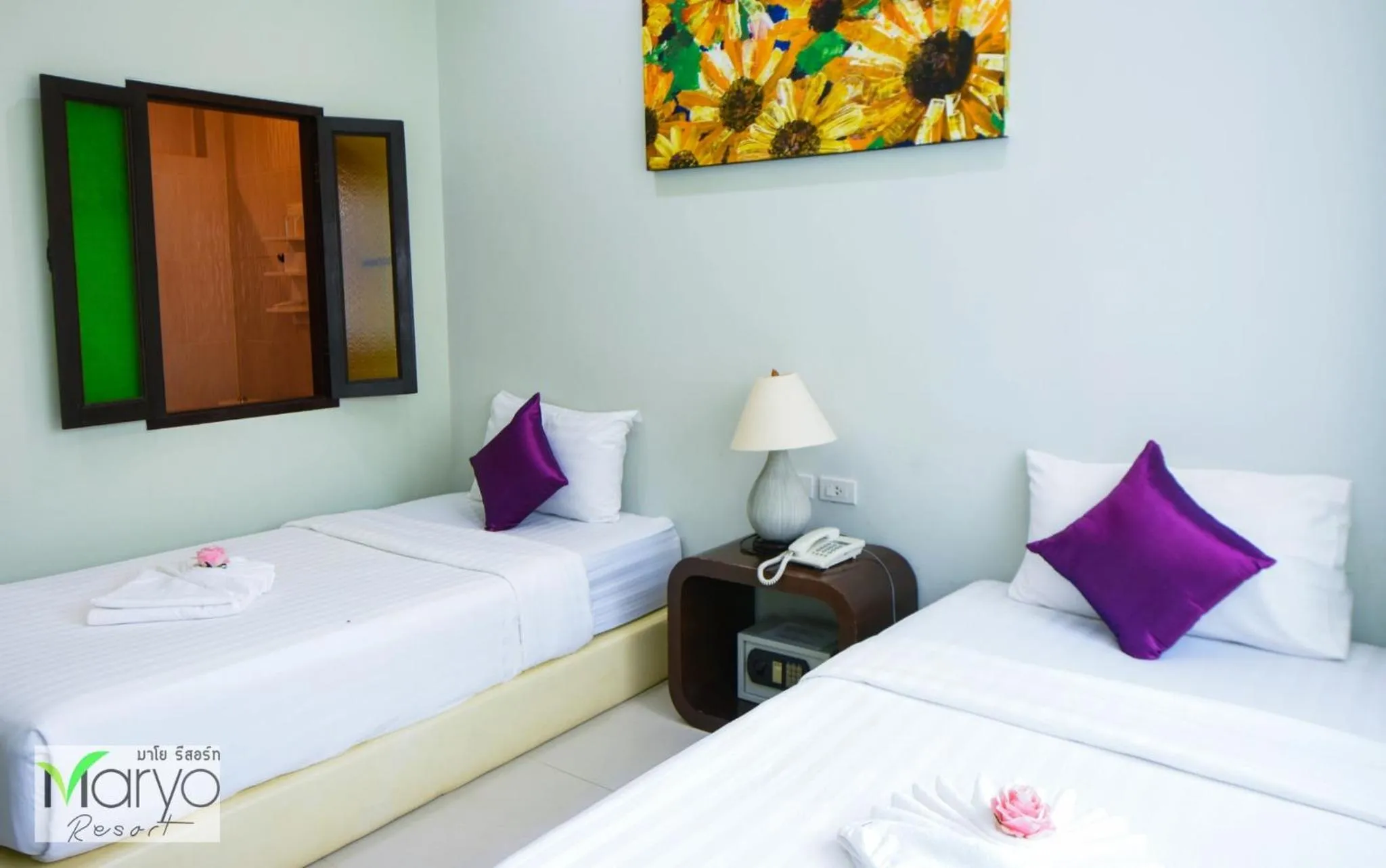 Bed in Maryo Resort Chiangrai - SHA Plus