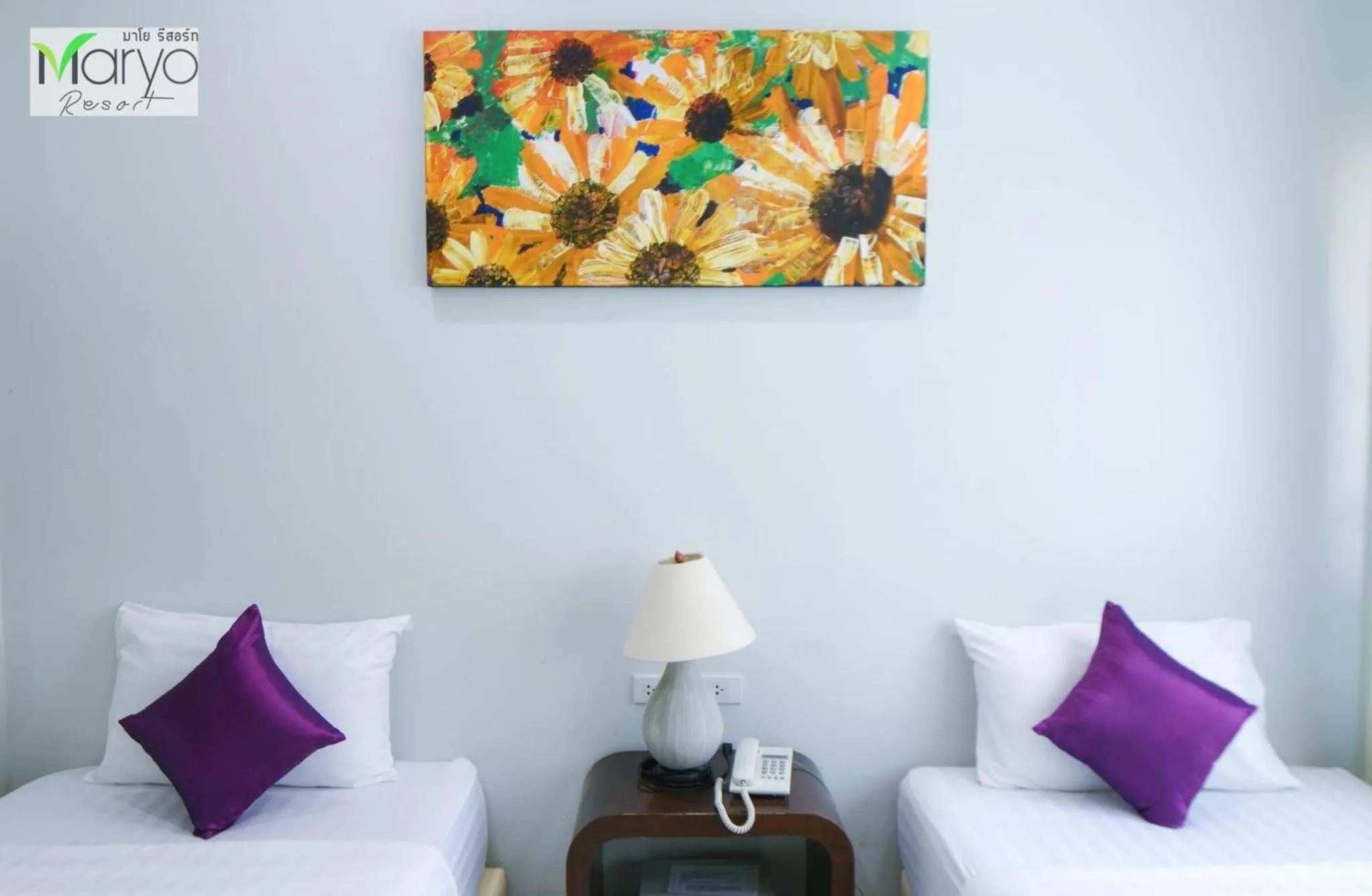 Bed in Maryo Resort Chiangrai - SHA Plus