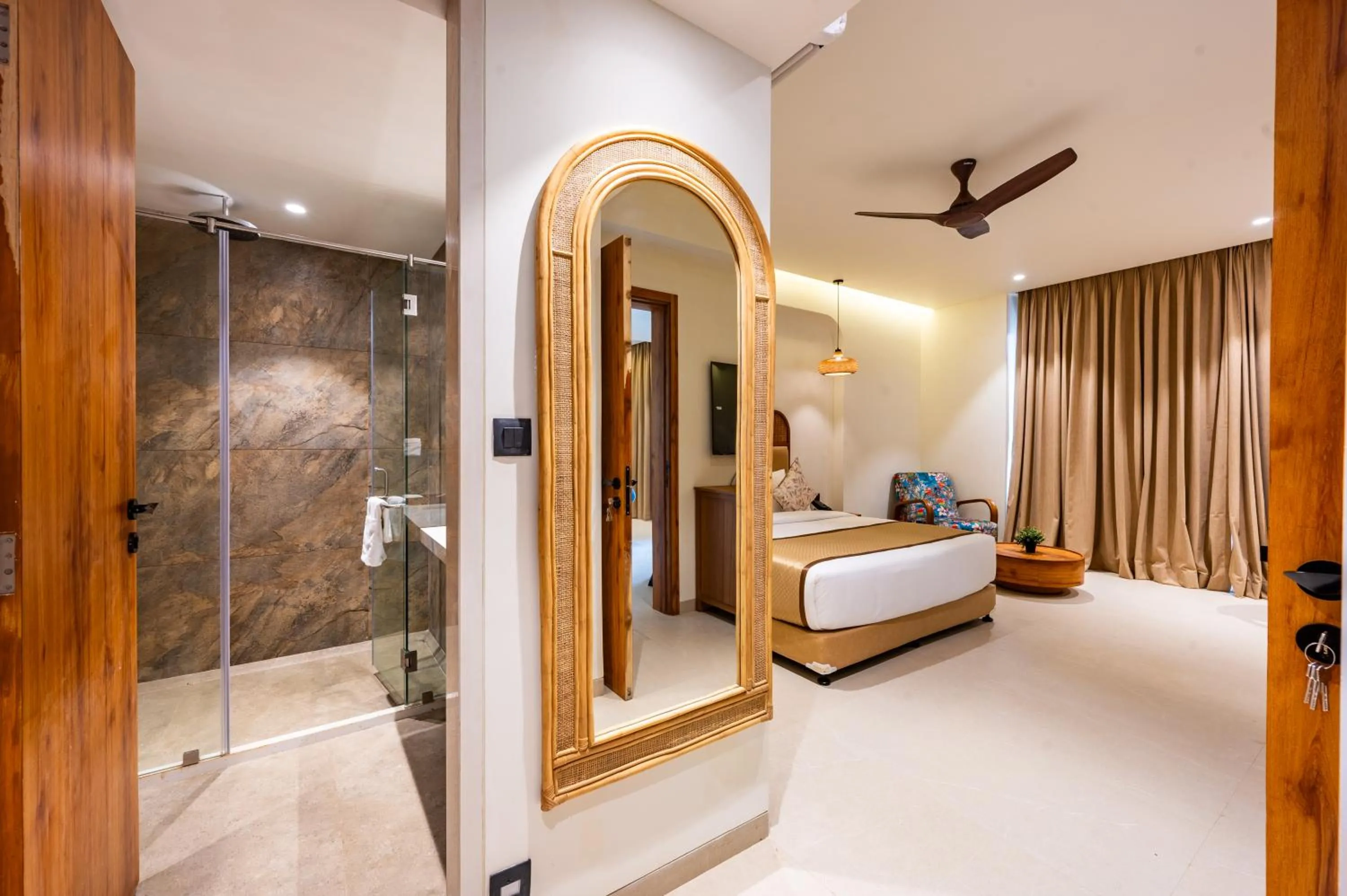 Bedroom, Bed in ARK Lake Resort, Igatpuri
