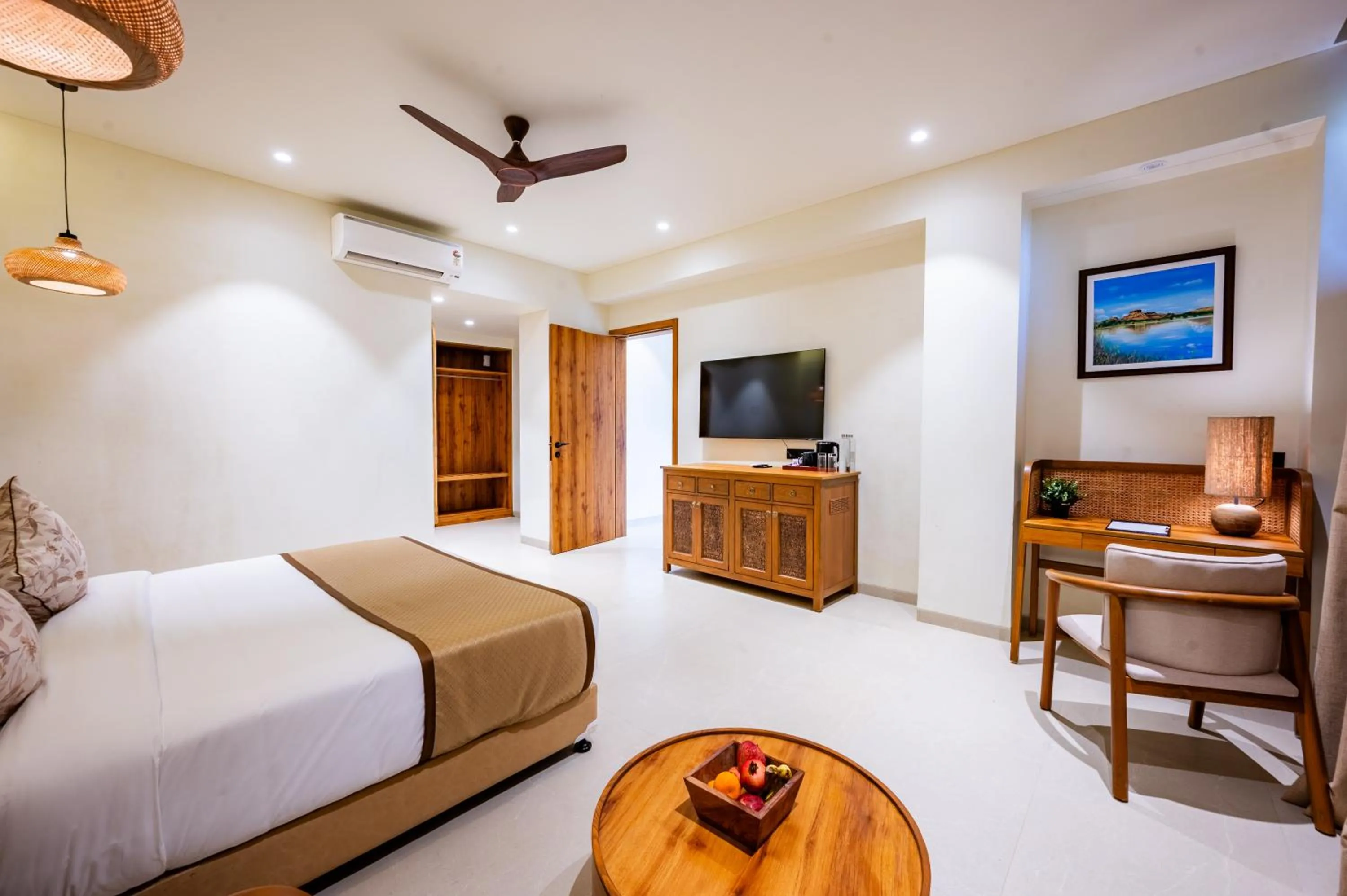Photo of the whole room, Bed in ARK Lake Resort, Igatpuri