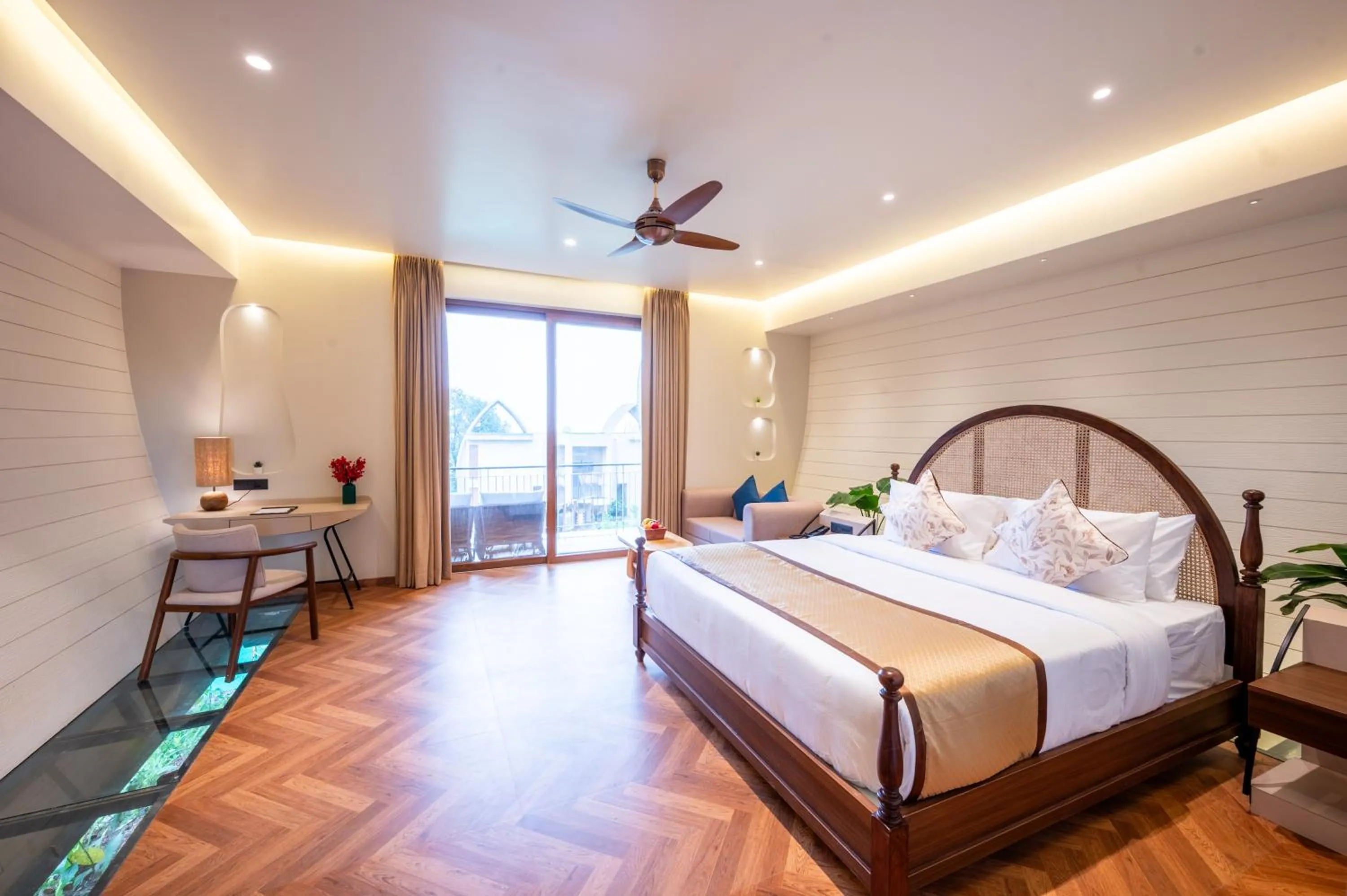 Photo of the whole room, Bed in ARK Lake Resort, Igatpuri