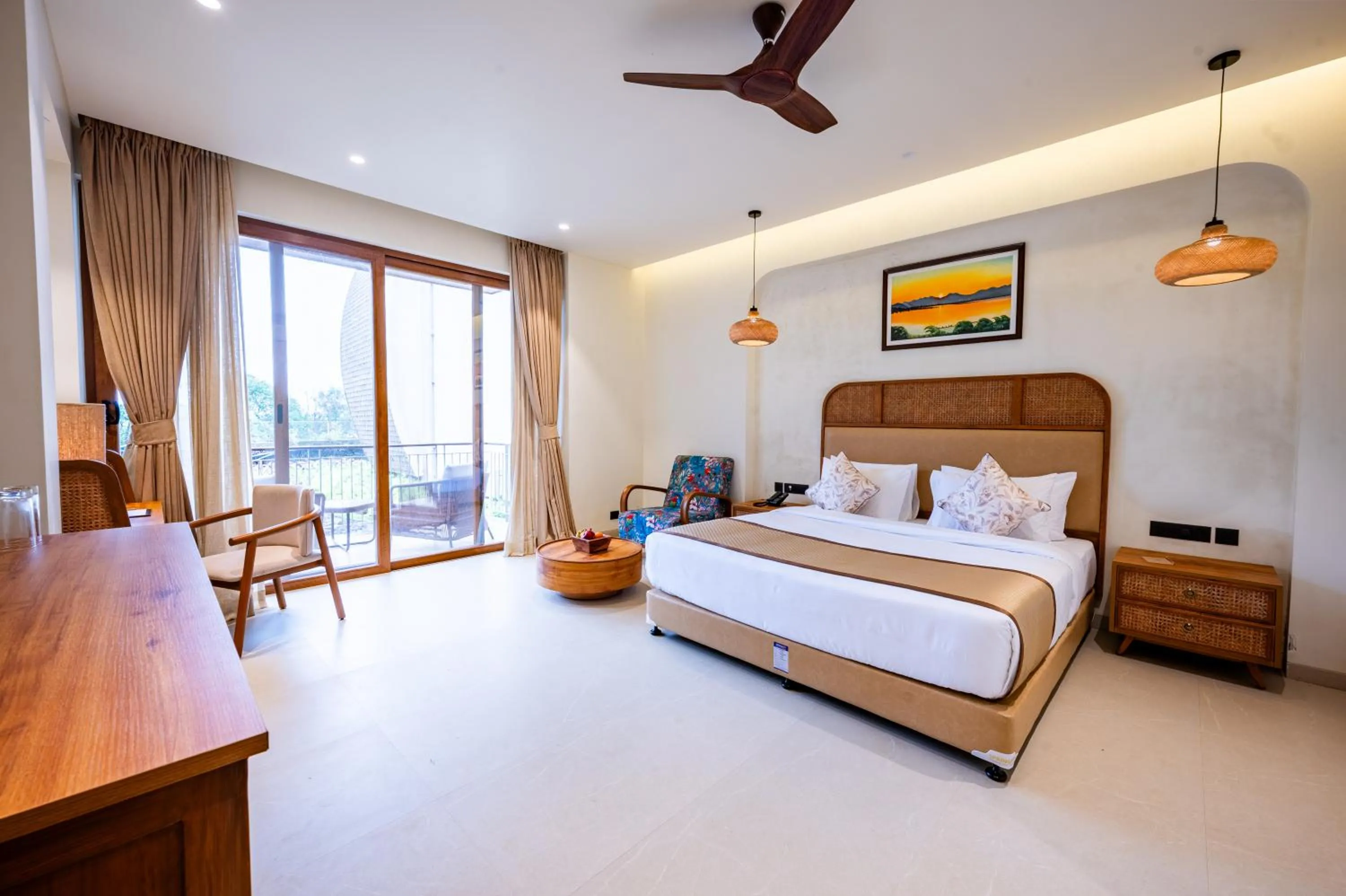 Photo of the whole room, Bed in ARK Lake Resort, Igatpuri