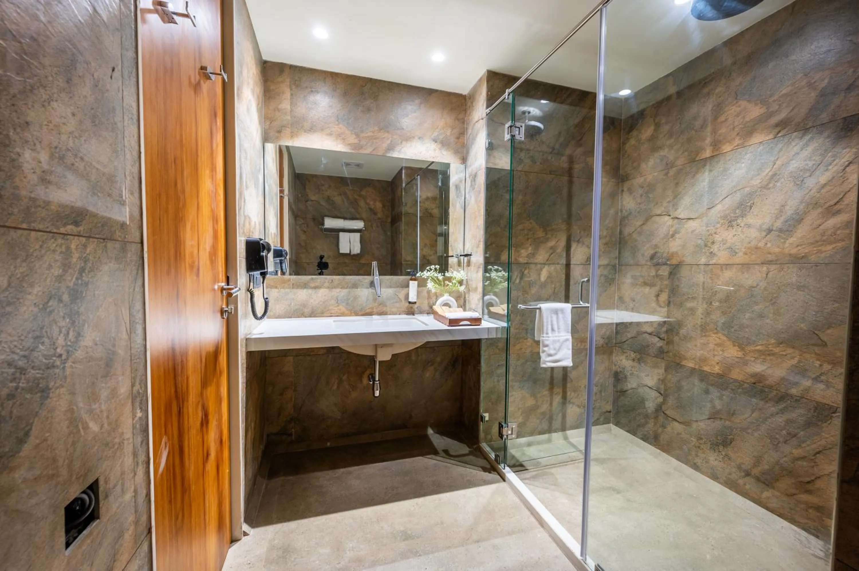 Bathroom in ARK Lake Resort, Igatpuri