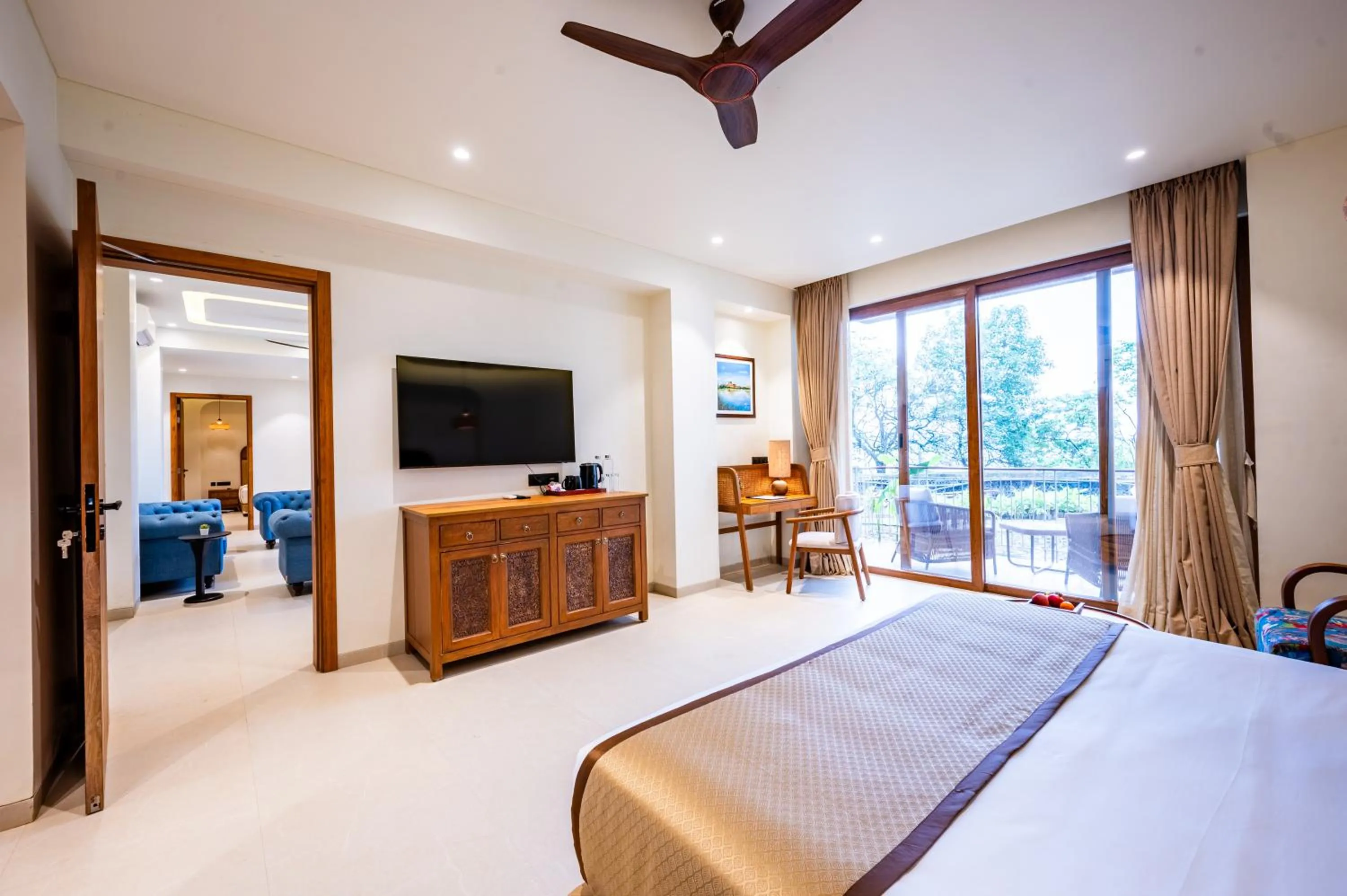 Photo of the whole room, Bed in ARK Lake Resort, Igatpuri