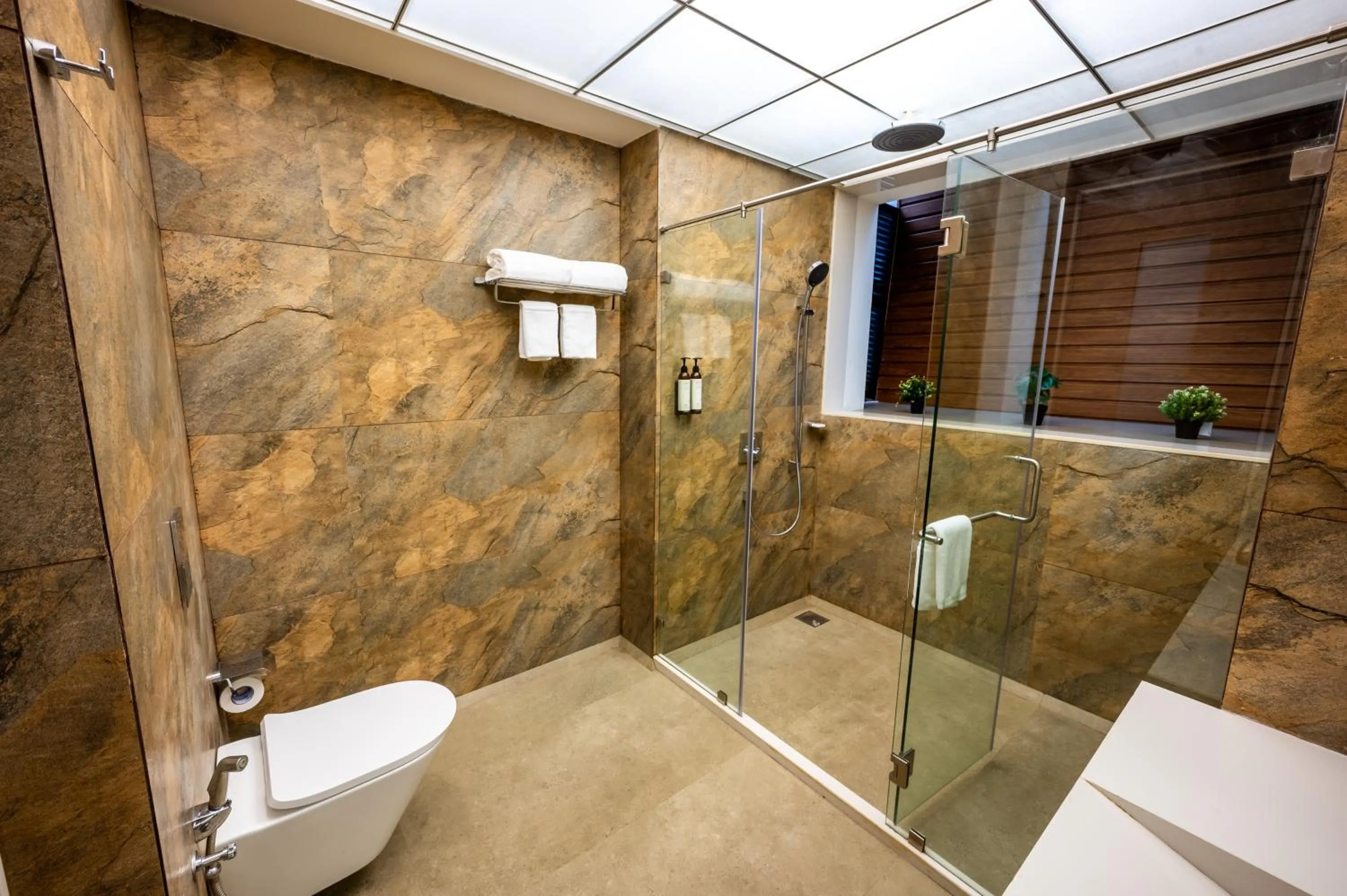 Bathroom in ARK Lake Resort, Igatpuri