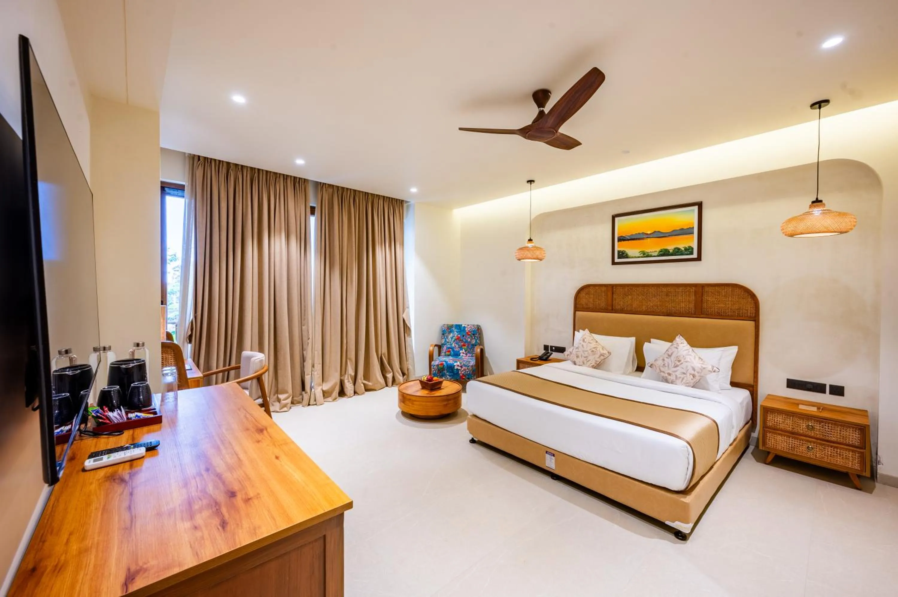 Photo of the whole room, Bed in ARK Lake Resort, Igatpuri