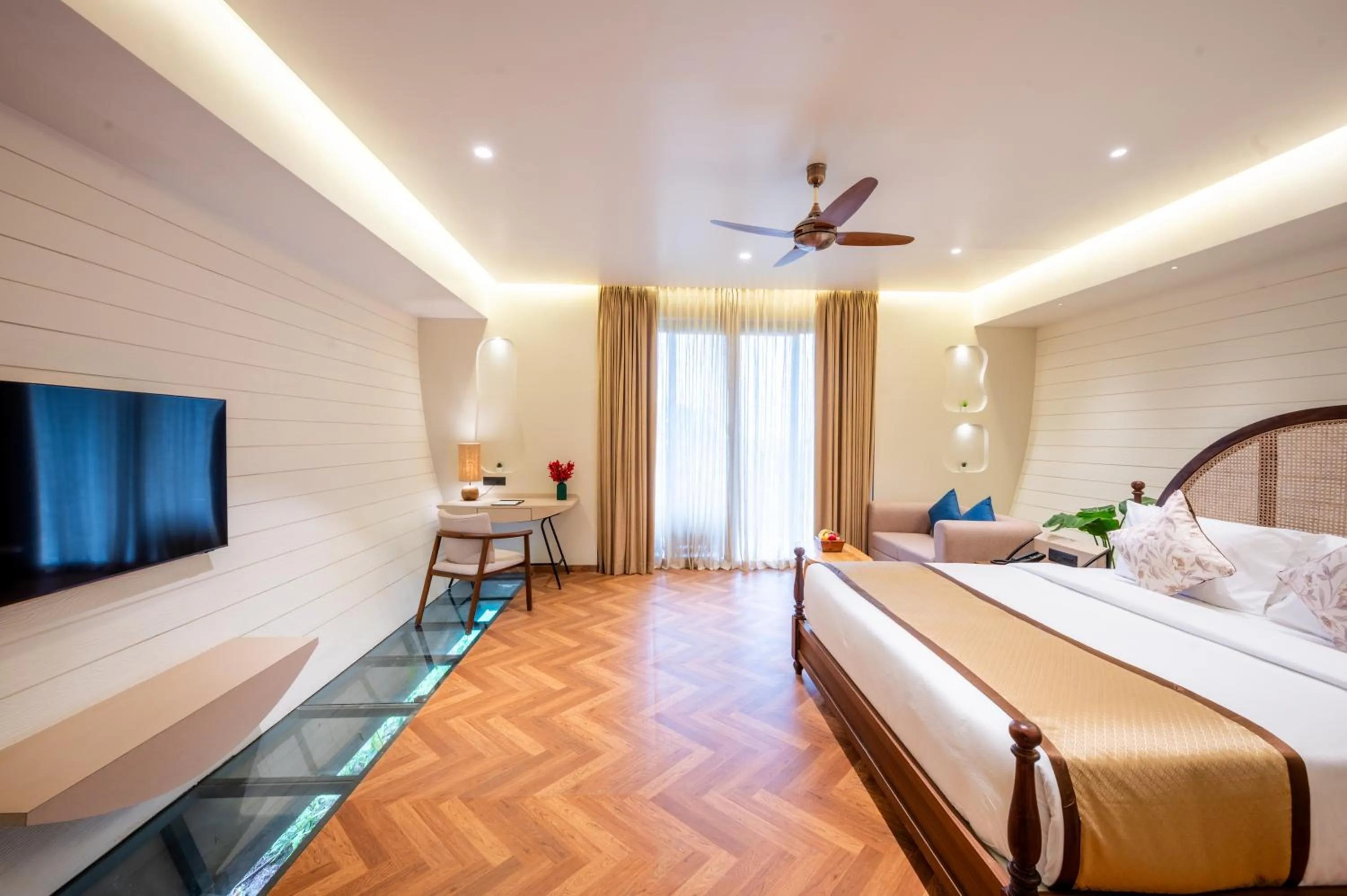 Photo of the whole room, Bed in ARK Lake Resort, Igatpuri