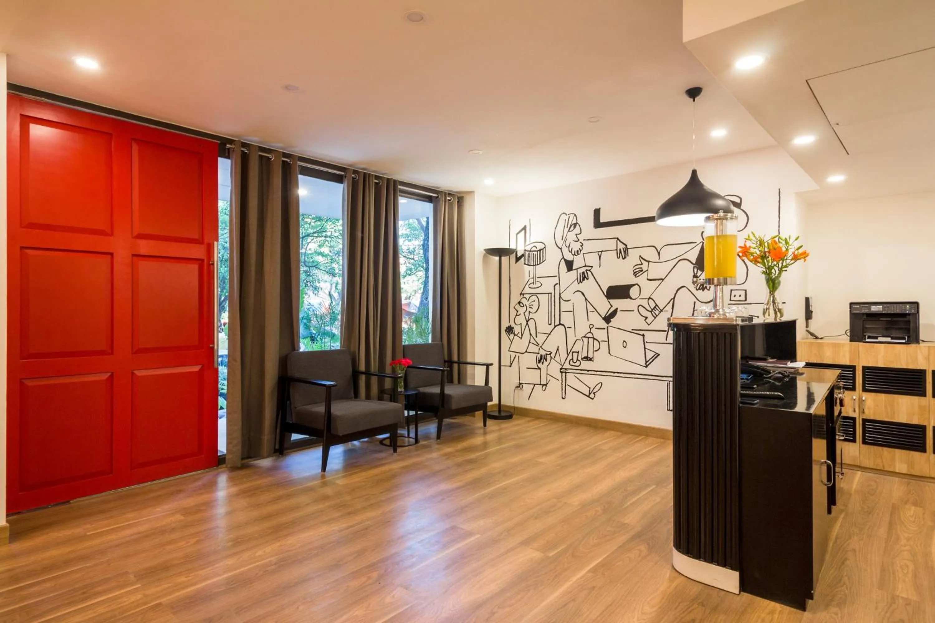 Lobby or reception in Townhouse 013 New Friends Colony