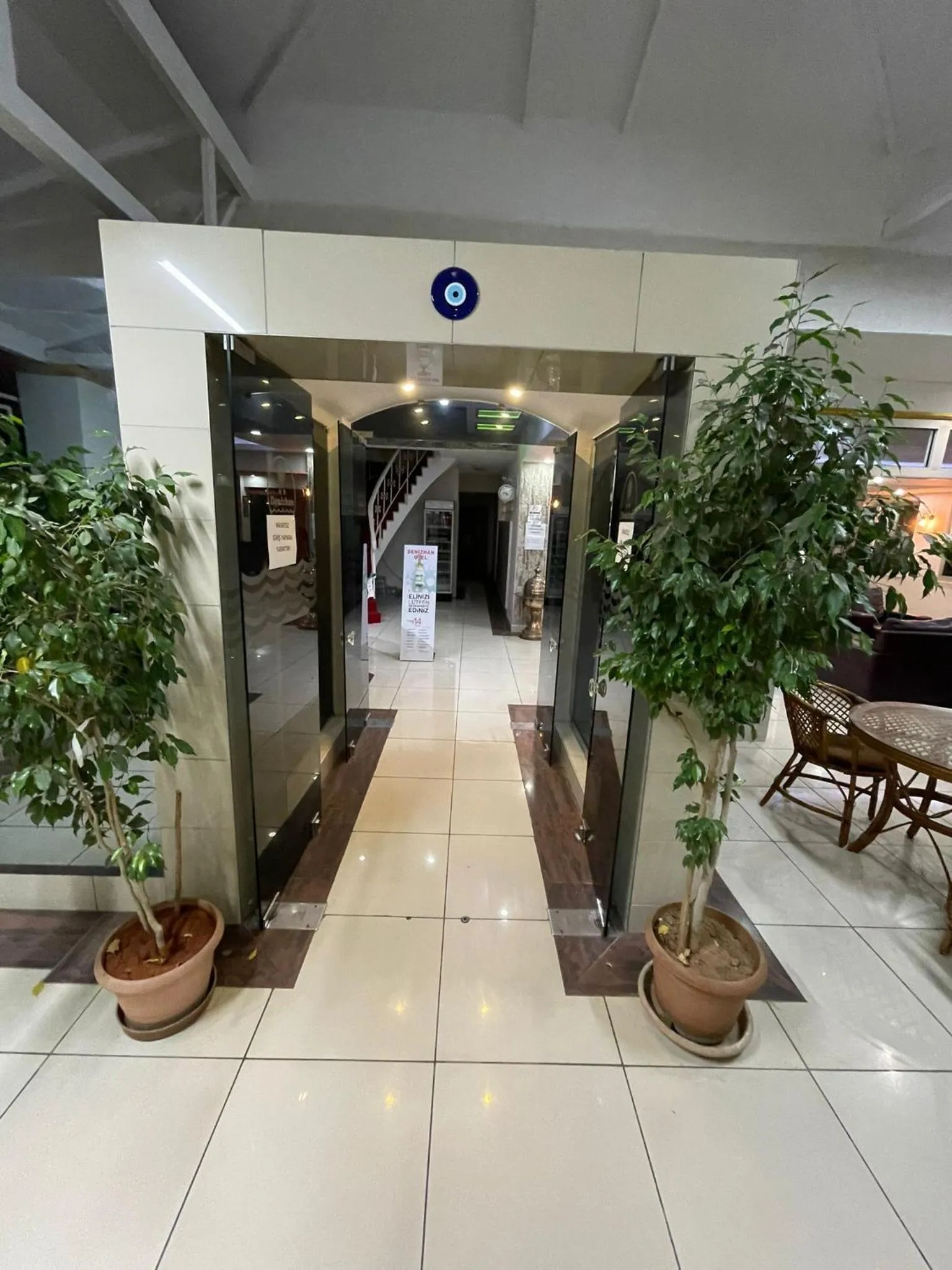 Lobby or reception in Denizhan Hotel