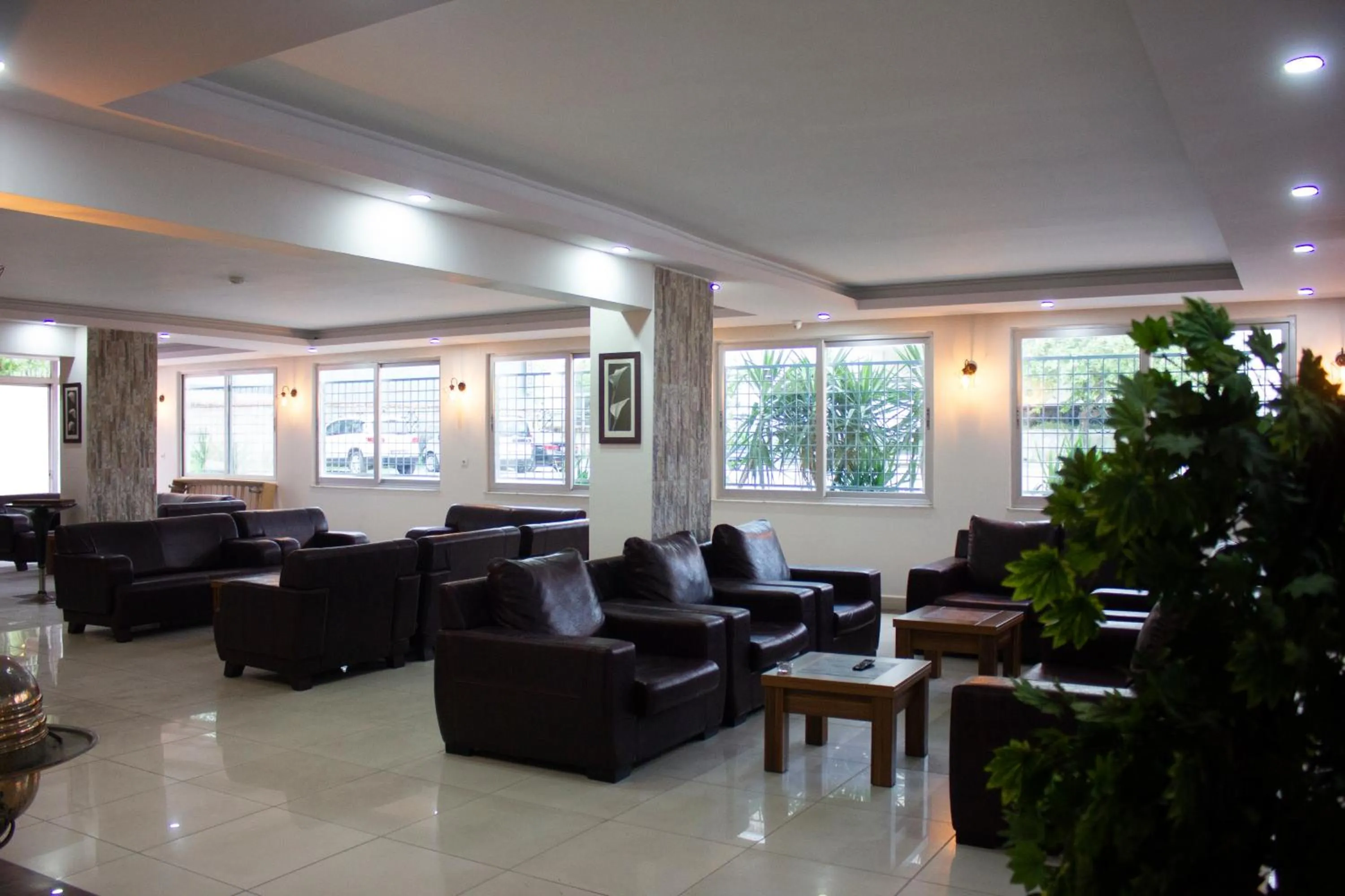 Seating area in Denizhan Hotel