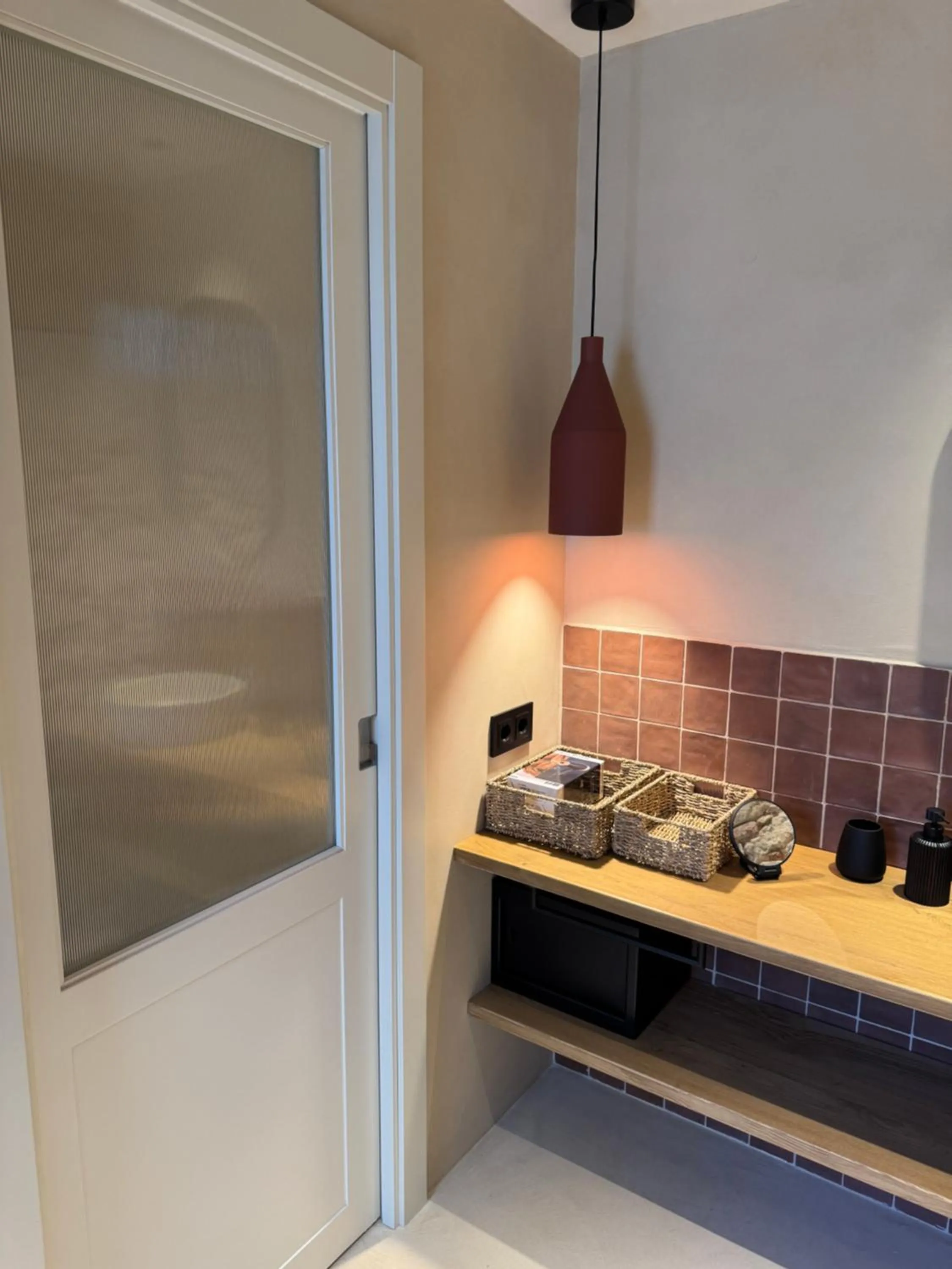 Kitchen or kitchenette in BELLADORA Hotel Boutique