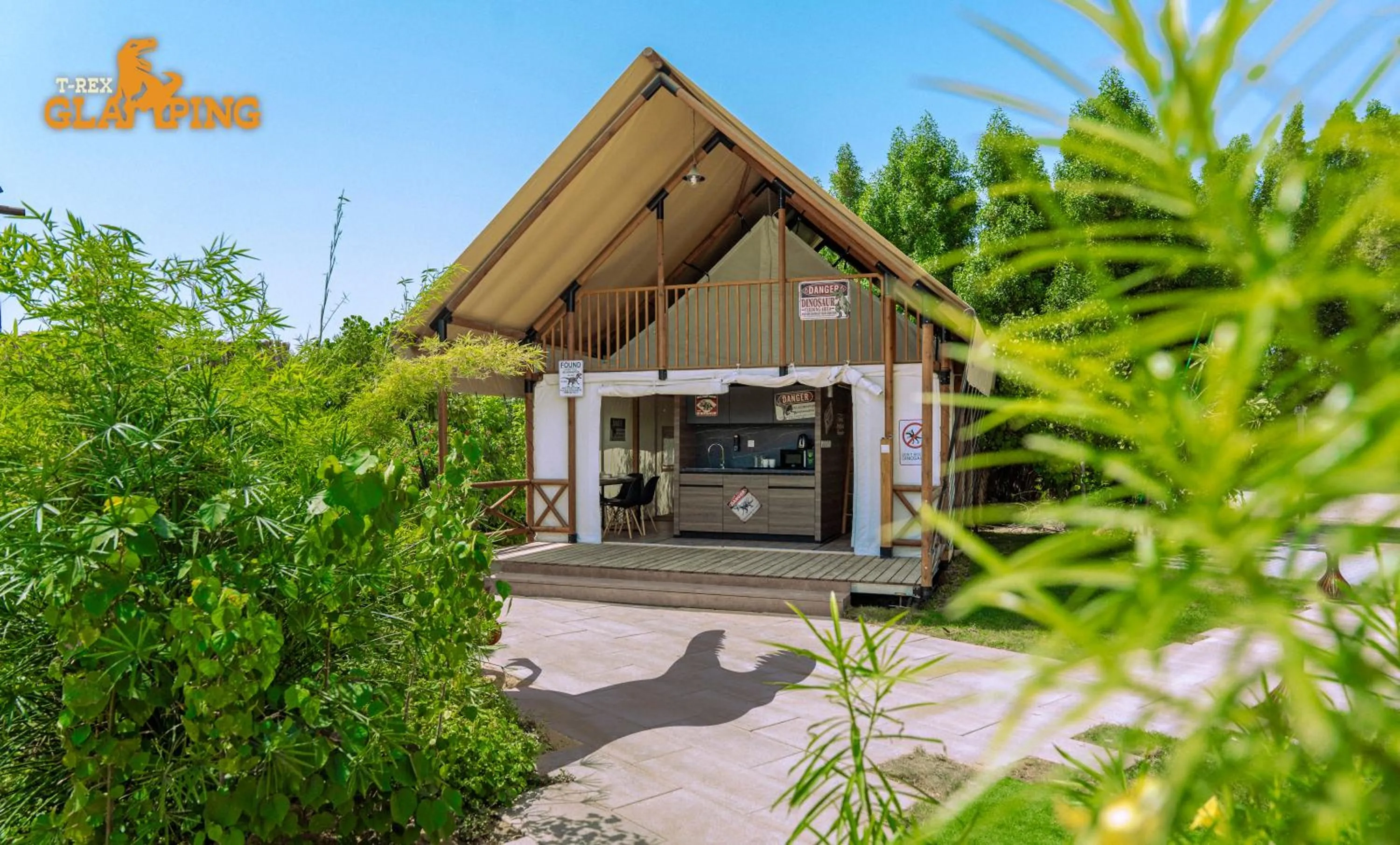 Property building in T-Rex Glamping, Including Free Access to Dubai Parks and Resorts
