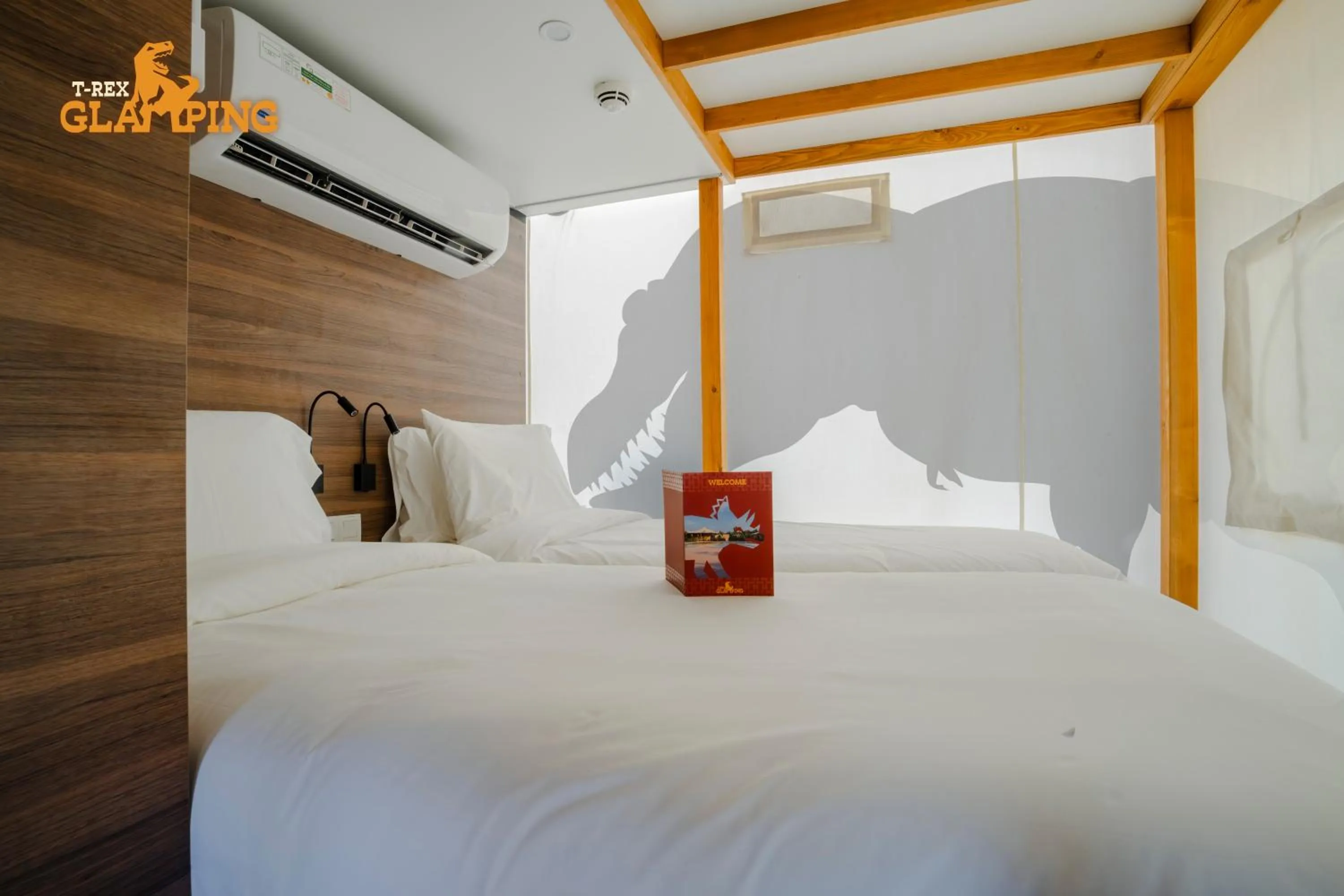 Bed in T-Rex Glamping, Including Free Access to Dubai Parks and Resorts