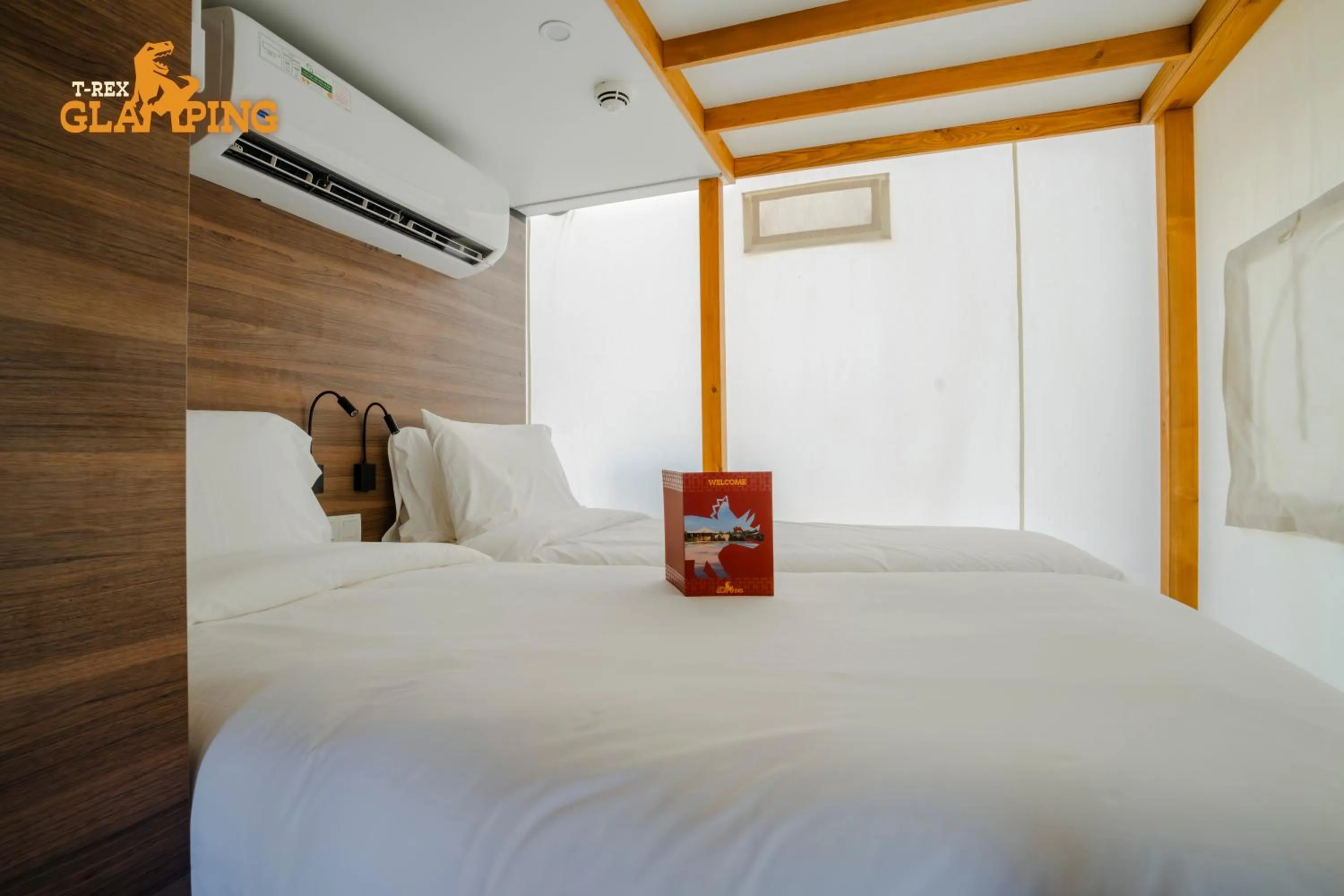 Bed in T-Rex Glamping, Including Free Access to Dubai Parks and Resorts