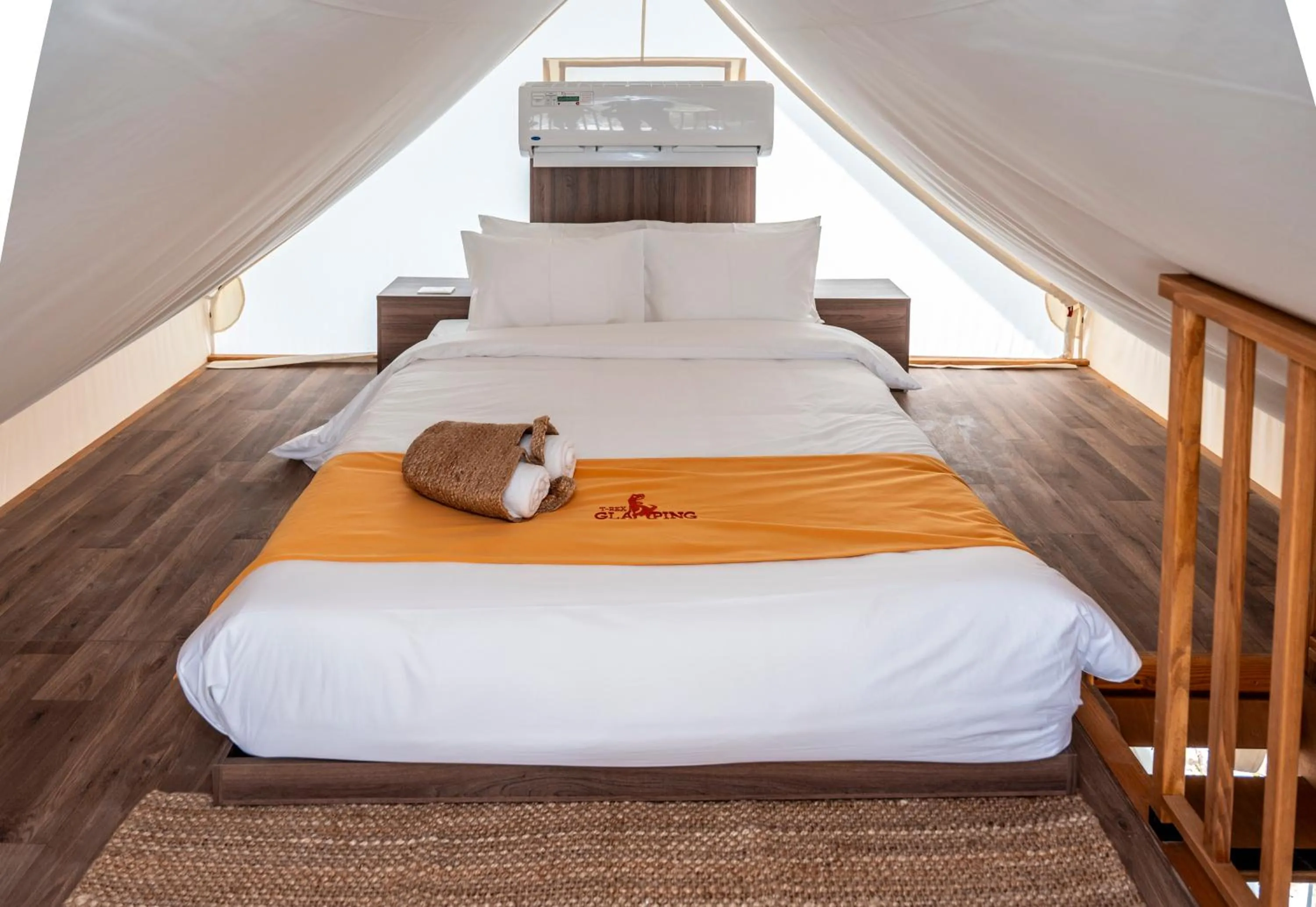 Photo of the whole room, Bed in T-Rex Glamping, Including Free Access to Dubai Parks and Resorts