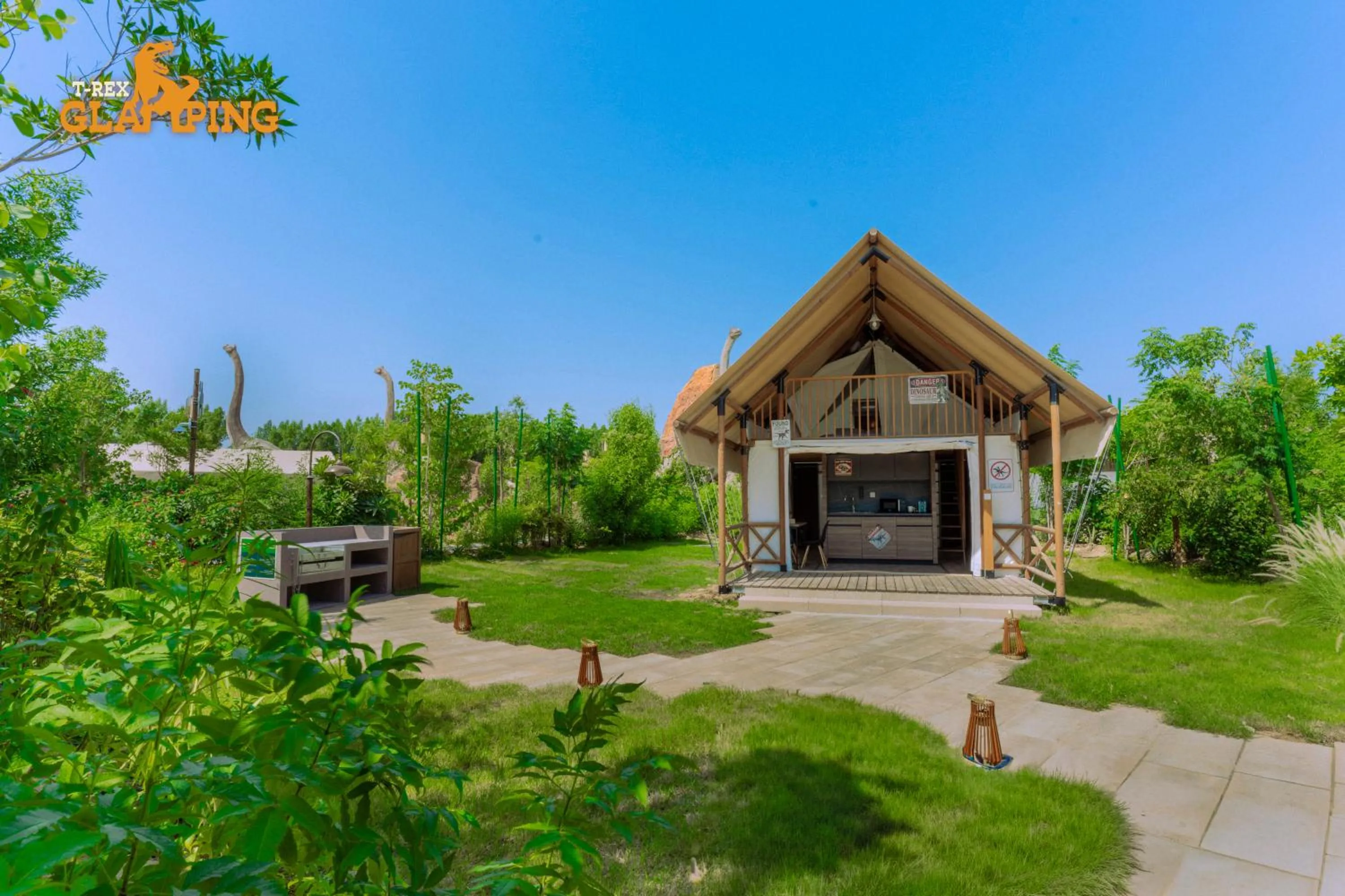 Property building in T-Rex Glamping, Including Free Access to Dubai Parks and Resorts