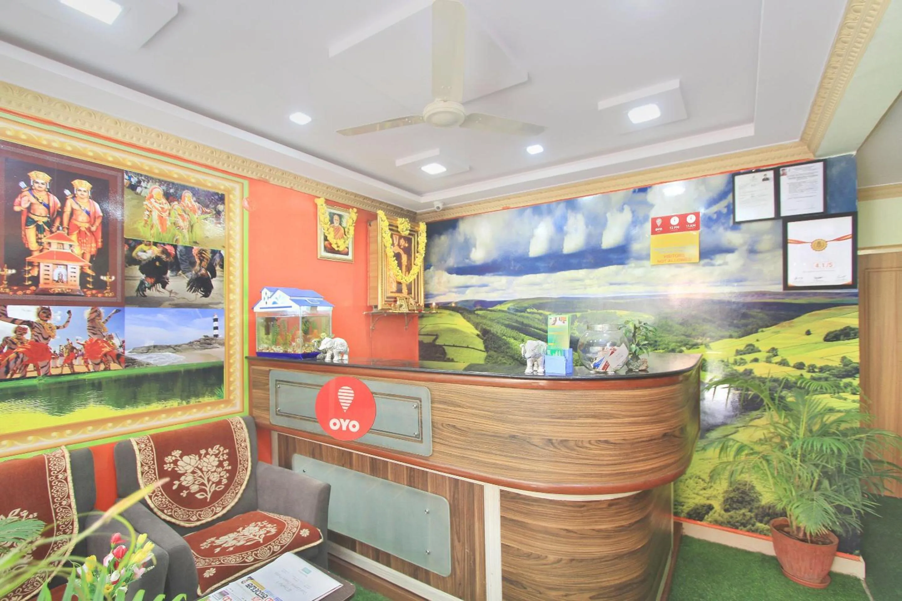 Lobby or reception in Super Hotel O Garden Green