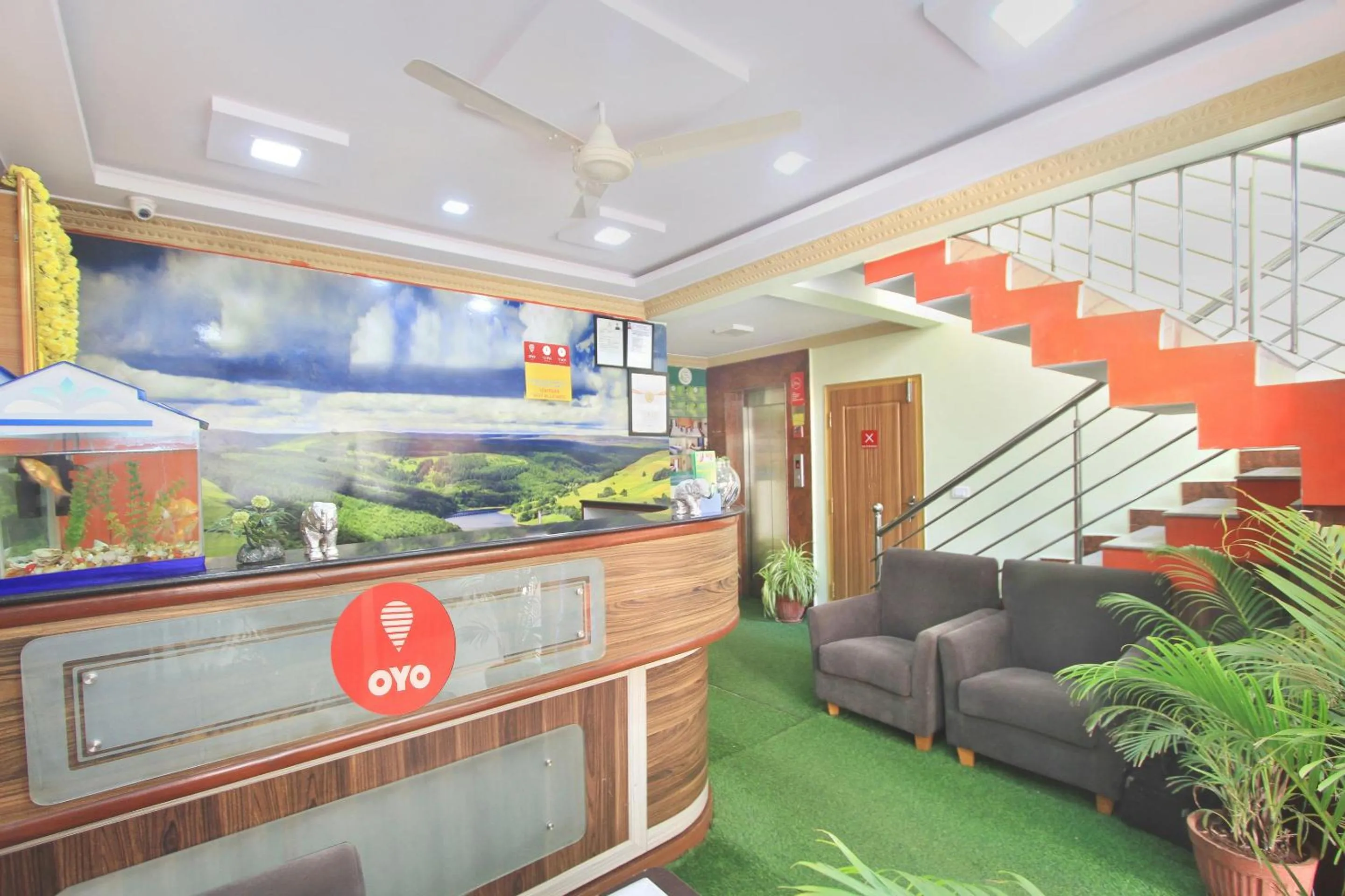 Lobby or reception in Super Hotel O Garden Green