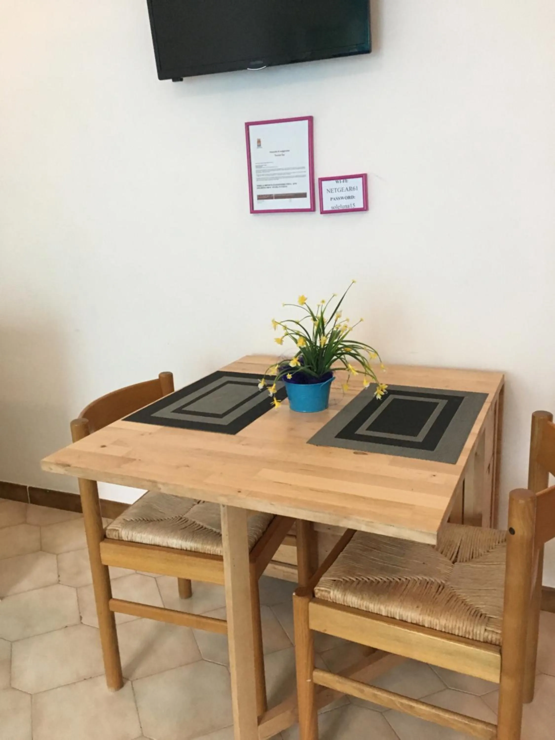 Dining area in Sole e Luna