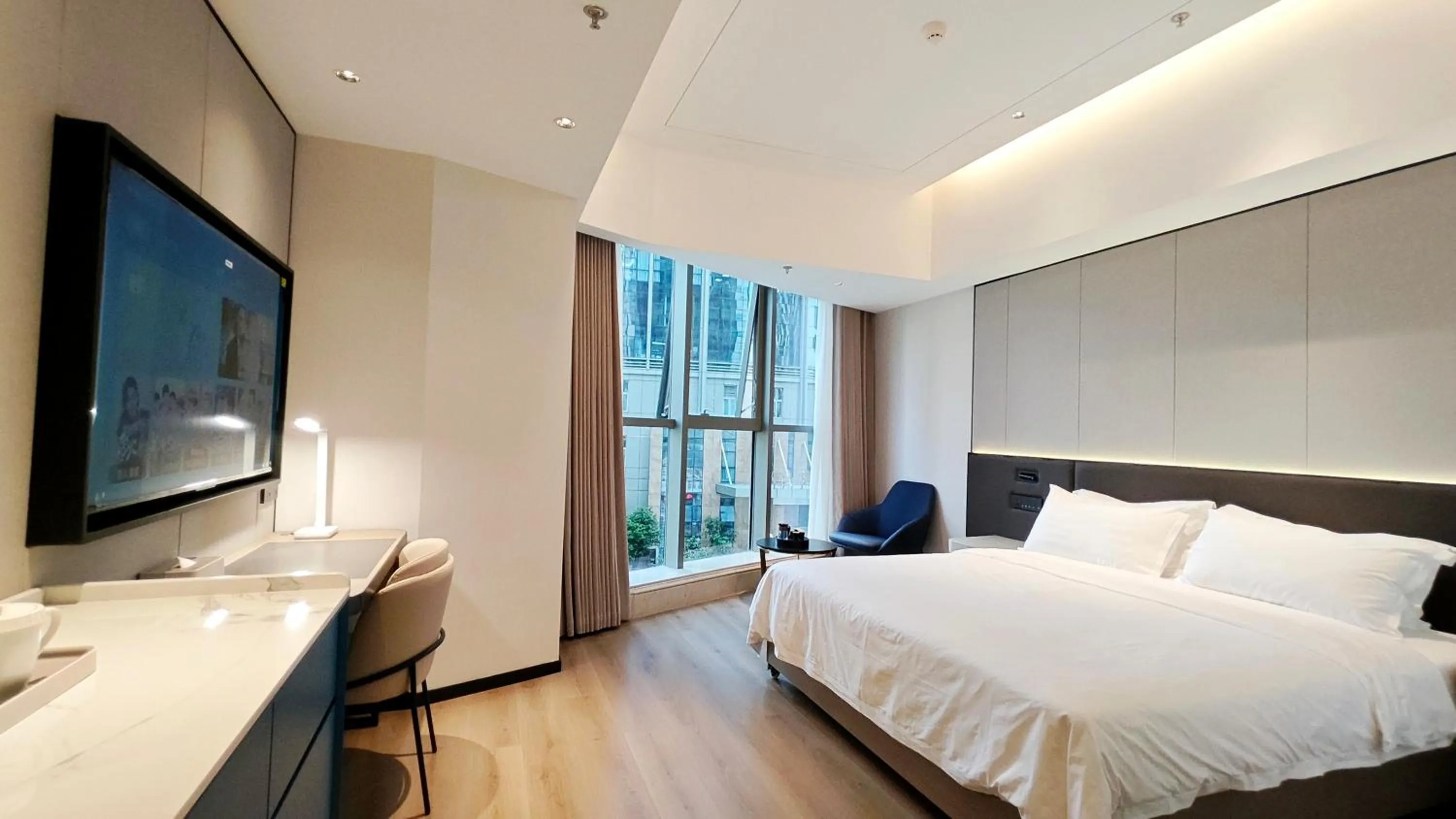 Bed in Haisi Boya International Hotel