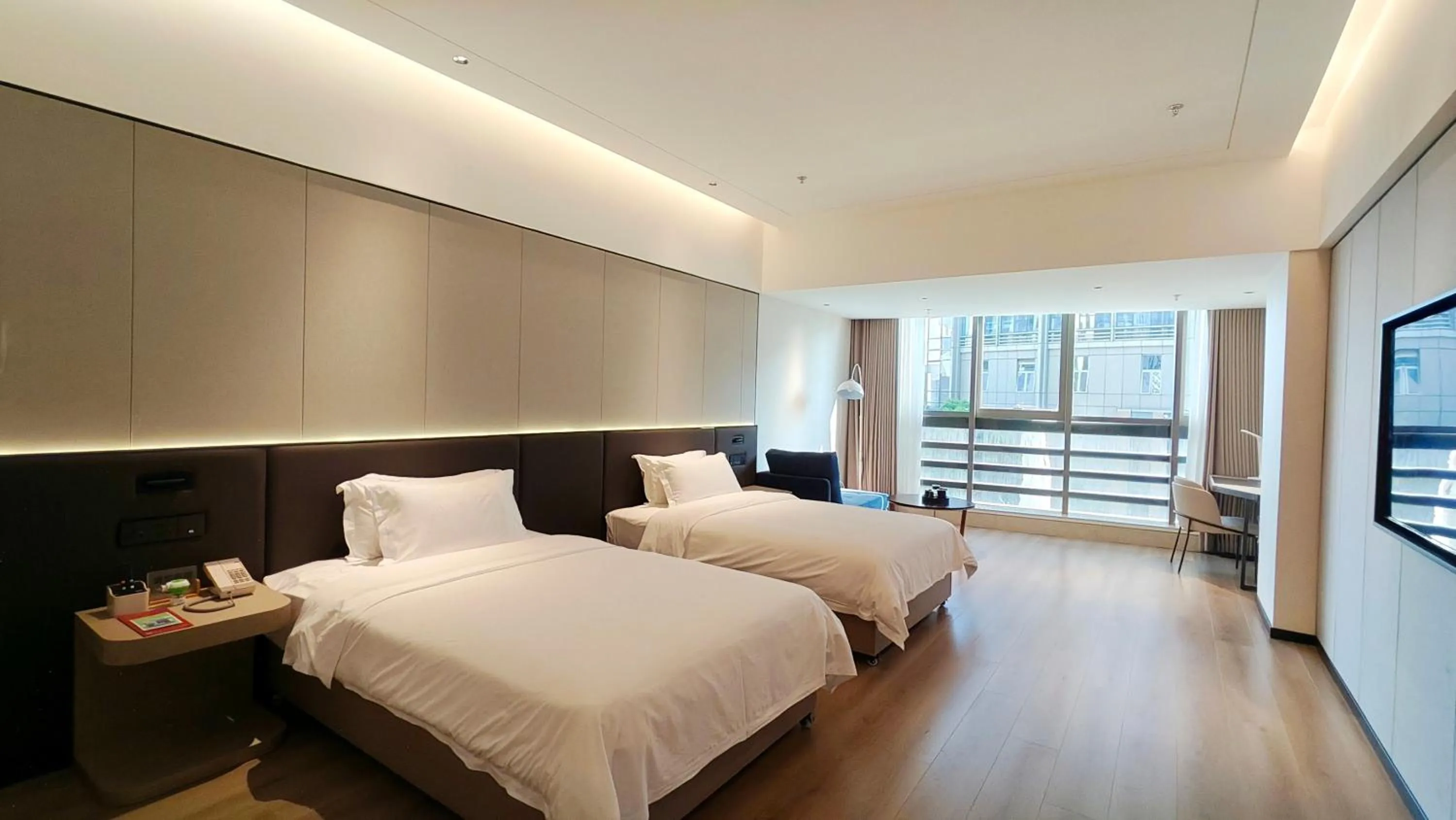 Bed in Haisi Boya International Hotel