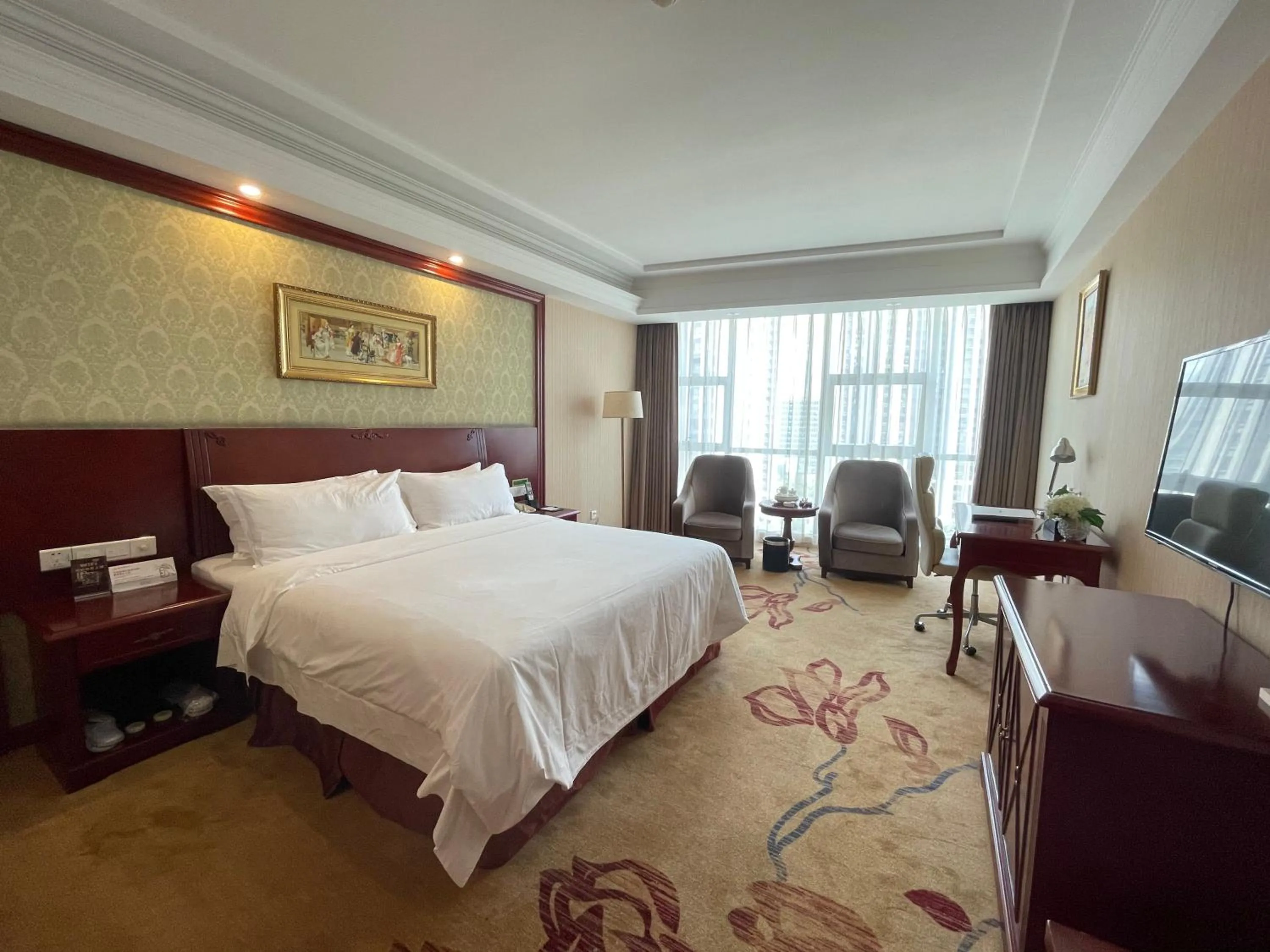 Bed in Haisi Boya International Hotel