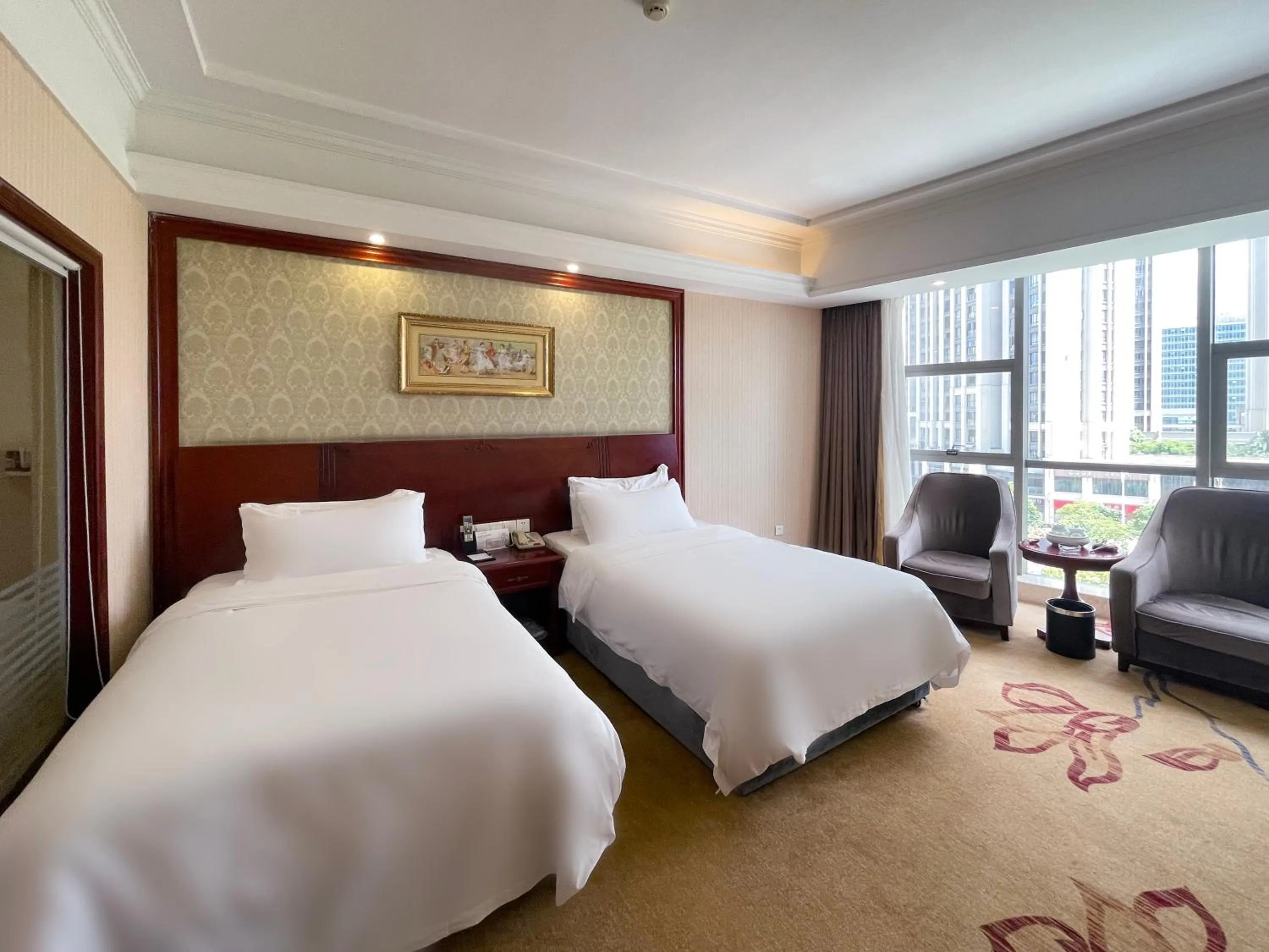 Bed in Haisi Boya International Hotel