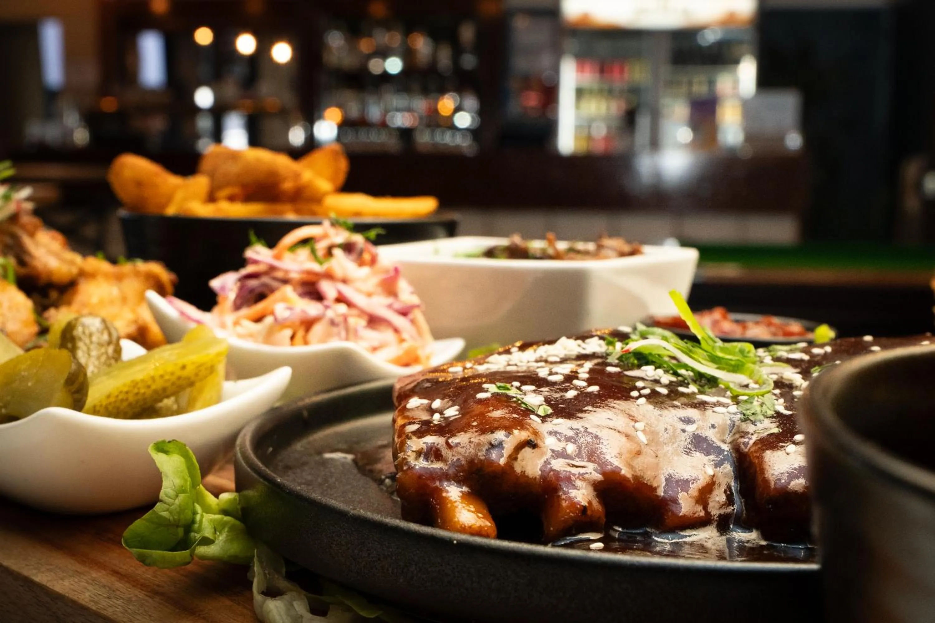 Restaurant/places to eat in The Burlington Hotel