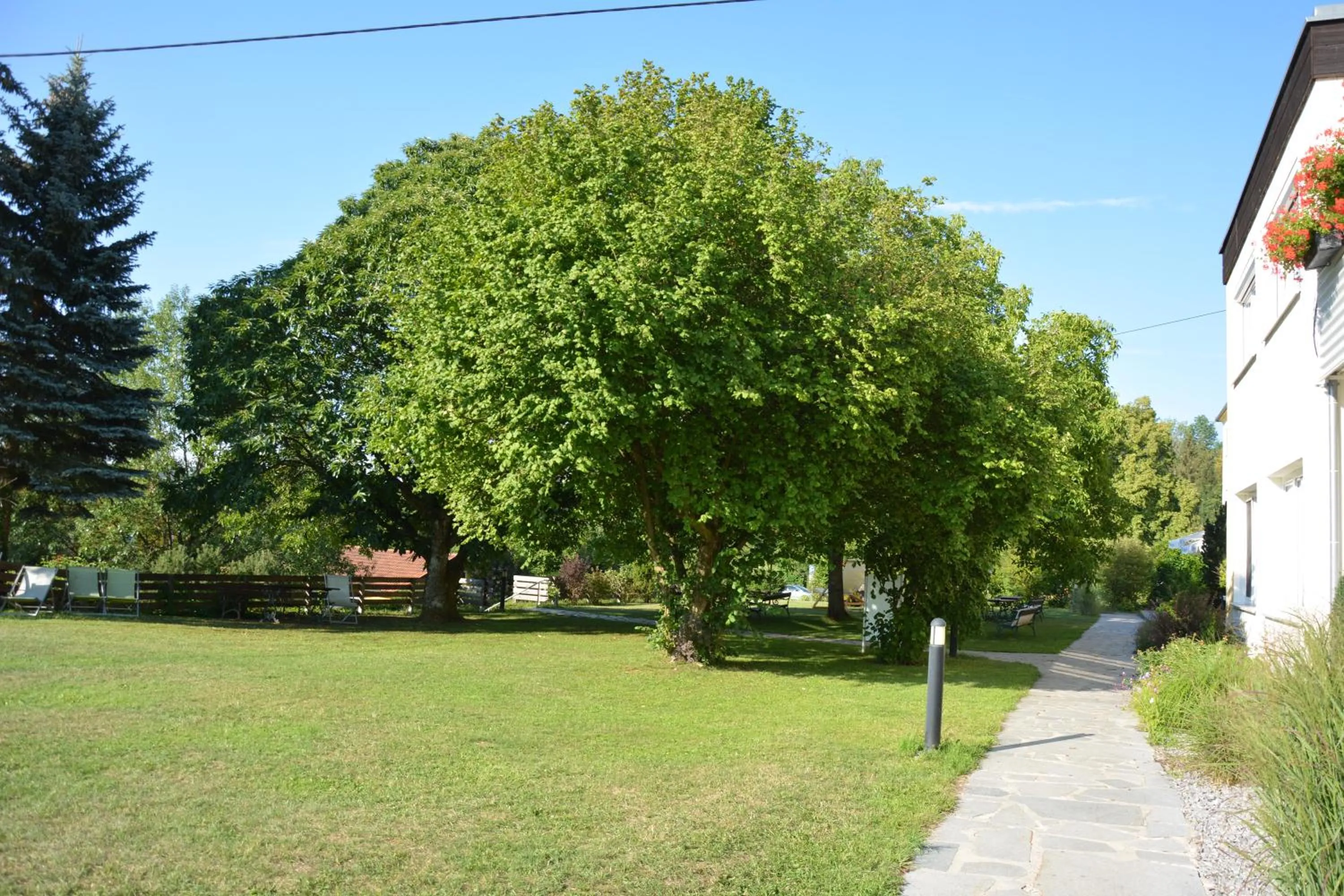 Garden in Hotel Waldheimat