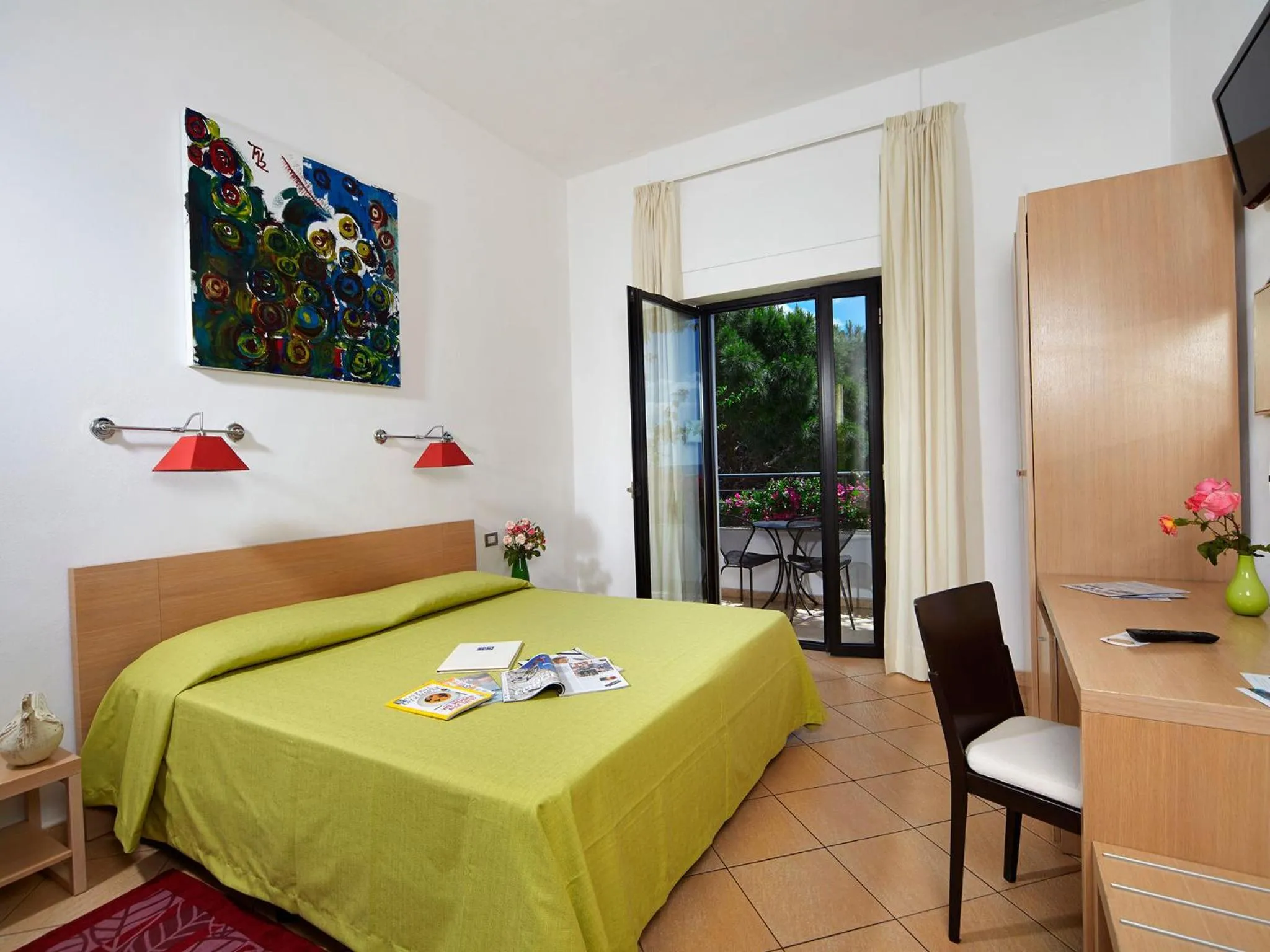 Bed in Hotel Cala Luna