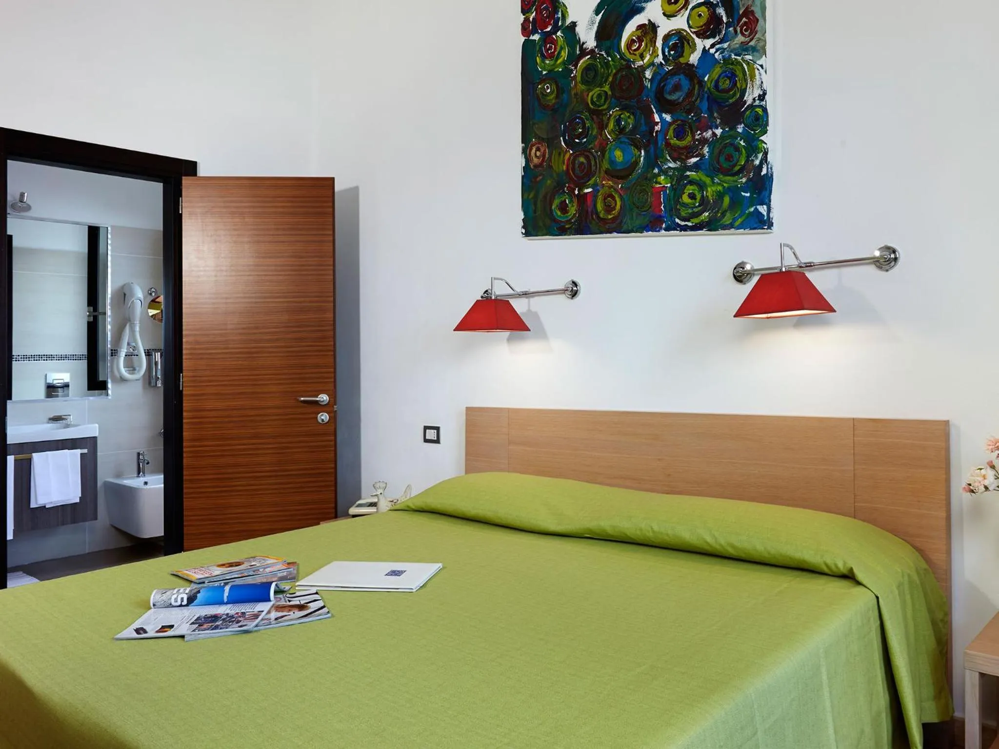 Bed in Hotel Cala Luna