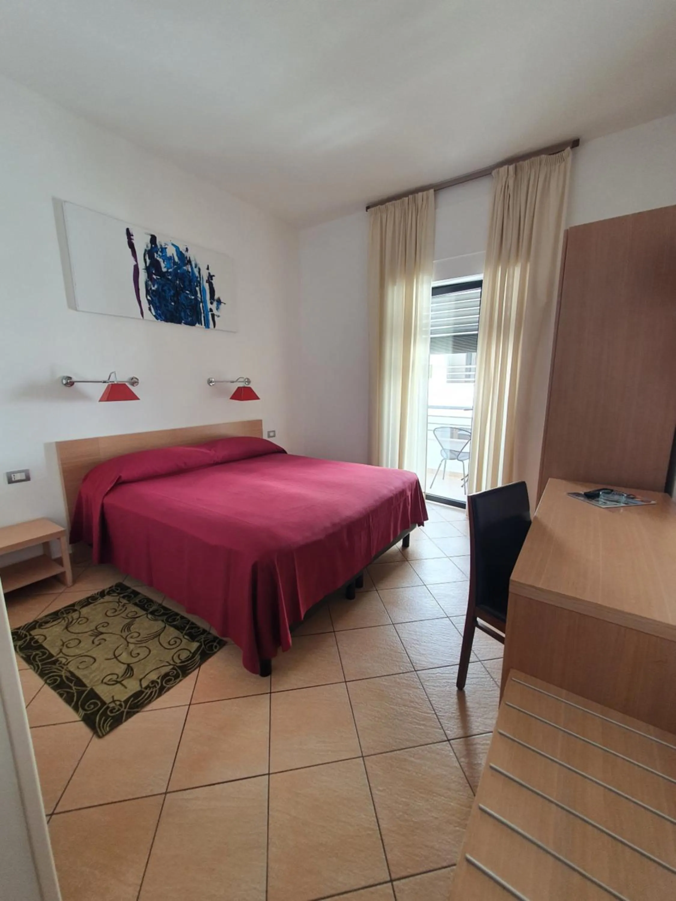 Bed in Hotel Cala Luna