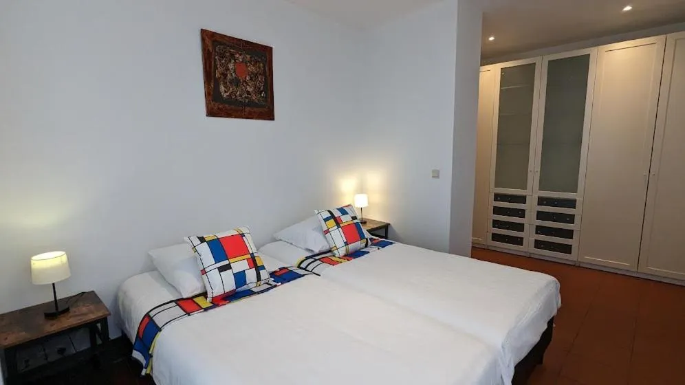 Bed in The Amsterdam Hotel Apartment in the Center