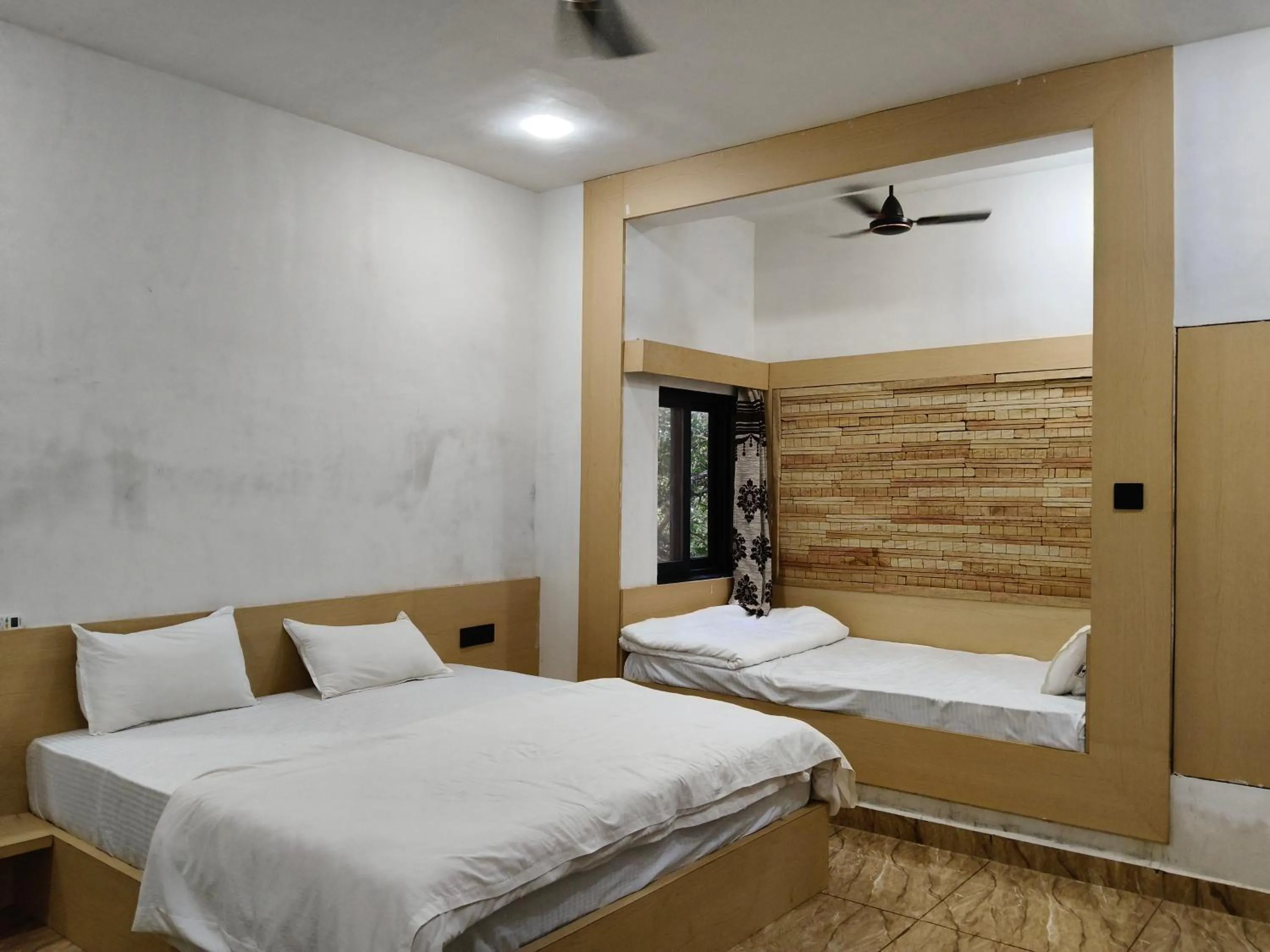 Bed in The Wilds Villa Gir Jungle Stay with Swimming Pool